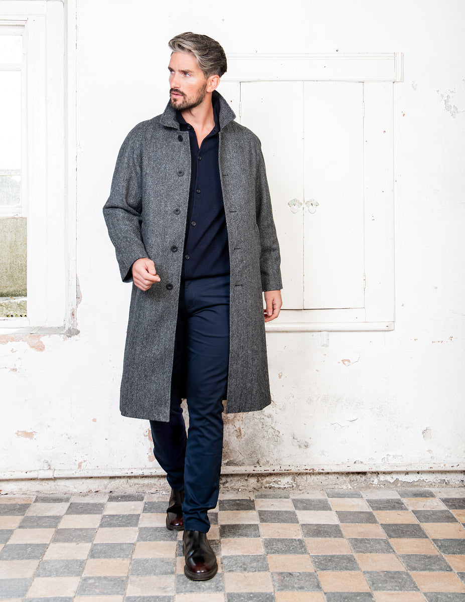 Irish wool cheap coats mens