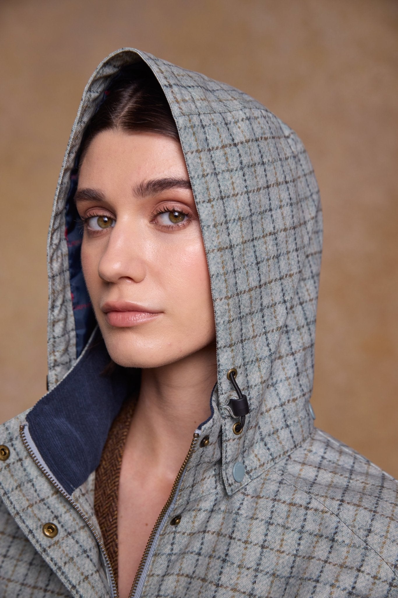 Jack Murphy Ireland - Sophia Waterproof Jacket - Jade Check - Waterproof