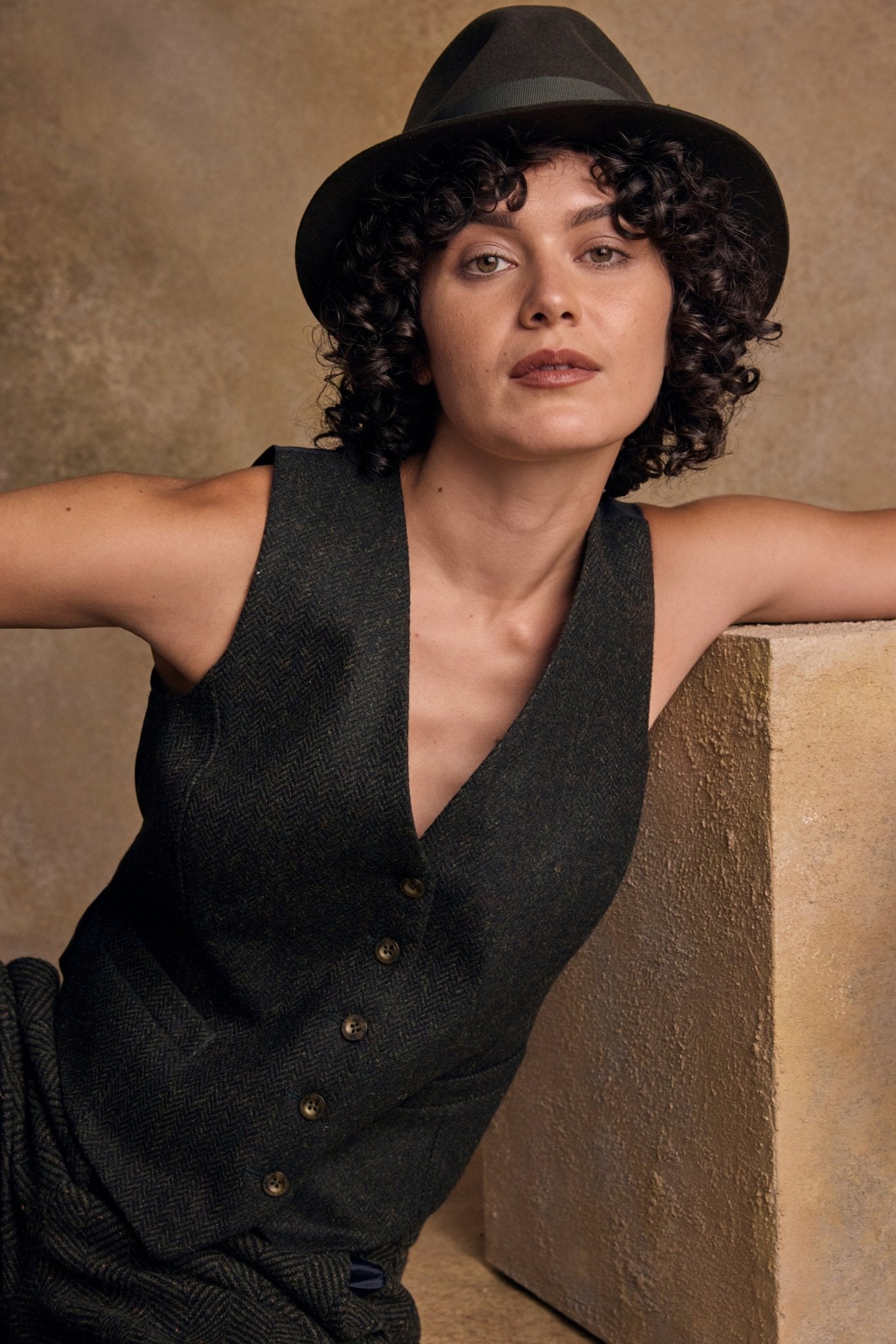 Jack Murphy Ireland - Kildare Felt Trilby Hat - Brown - Hats