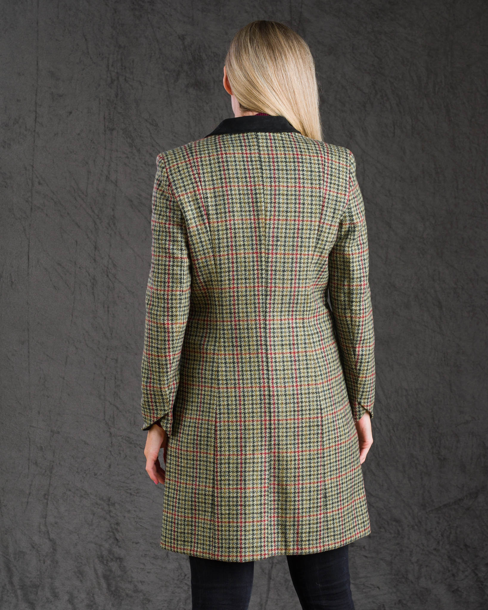 Jack Murphy Ireland - Isabella Tweed Coat - Hacking Check - Tweed