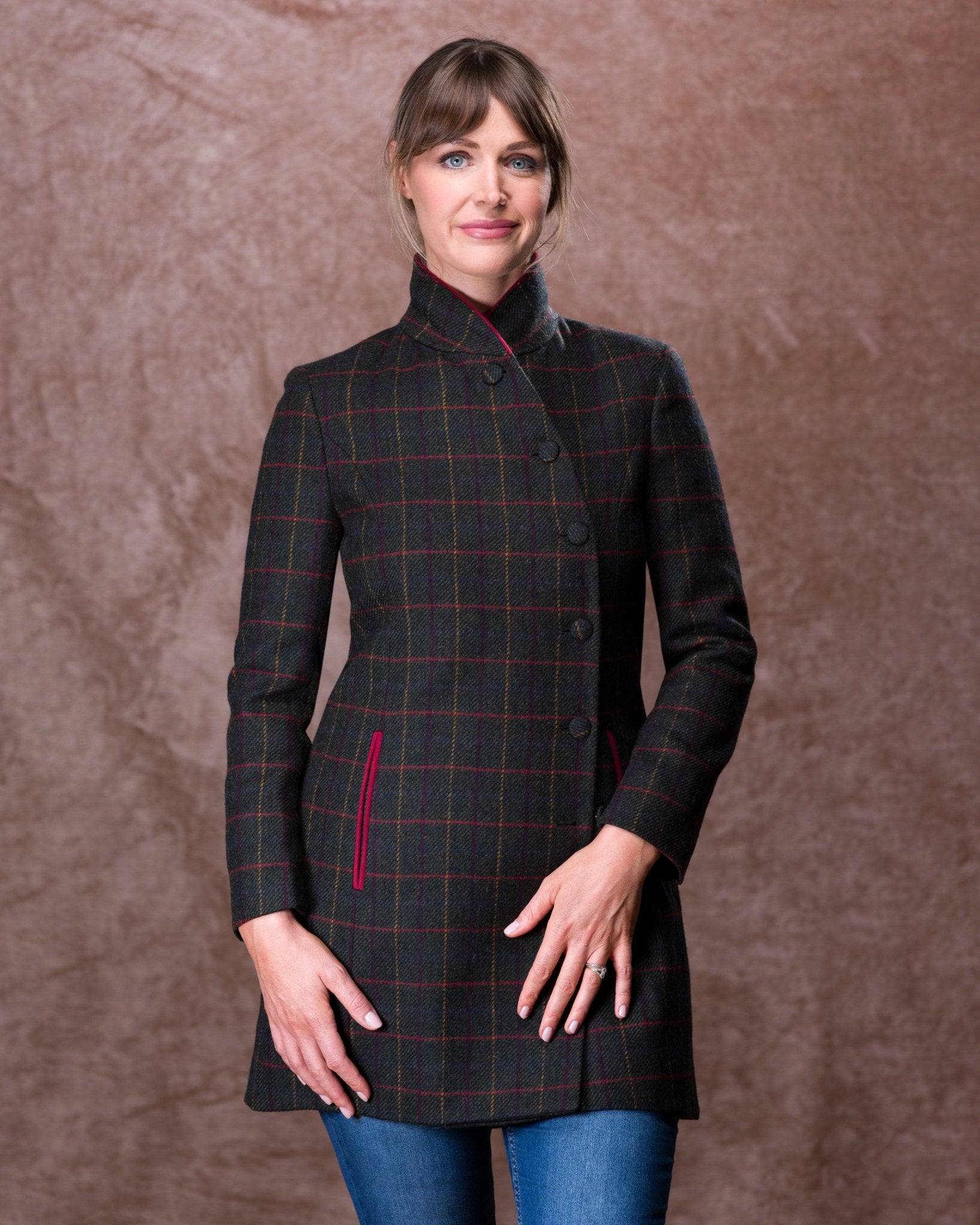 Jack Murphy Ireland - Robin Tweed Coat - Primary Green - Tweed