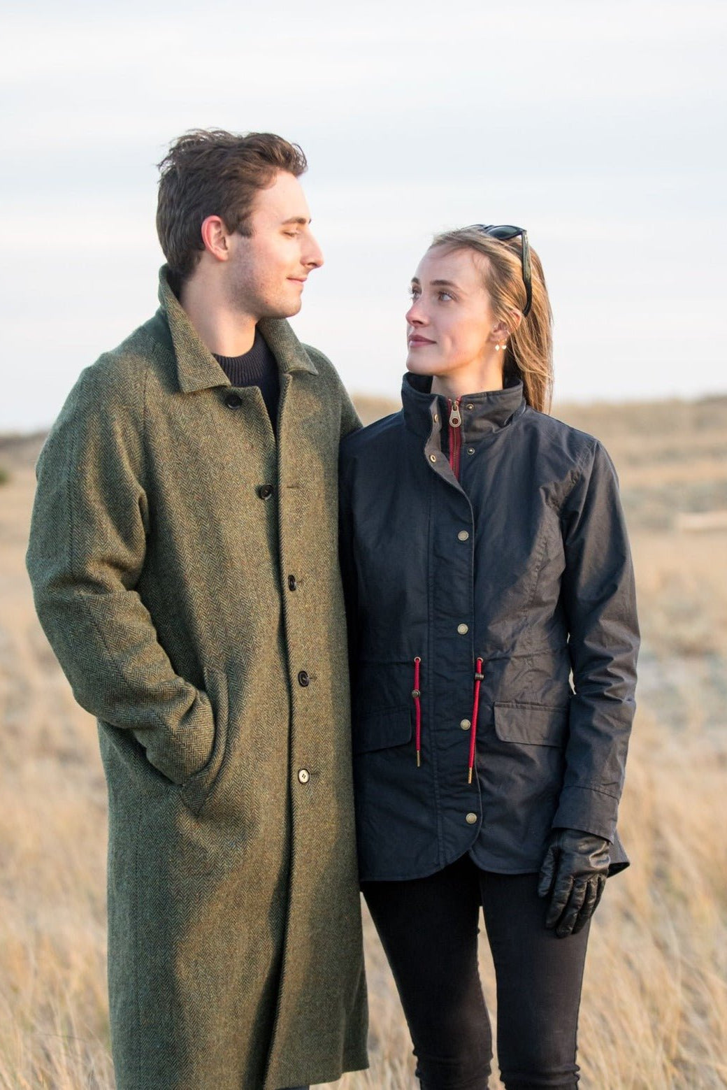 Jack Murphy Ireland - Fiona Wax Jacket - Navy - Wax