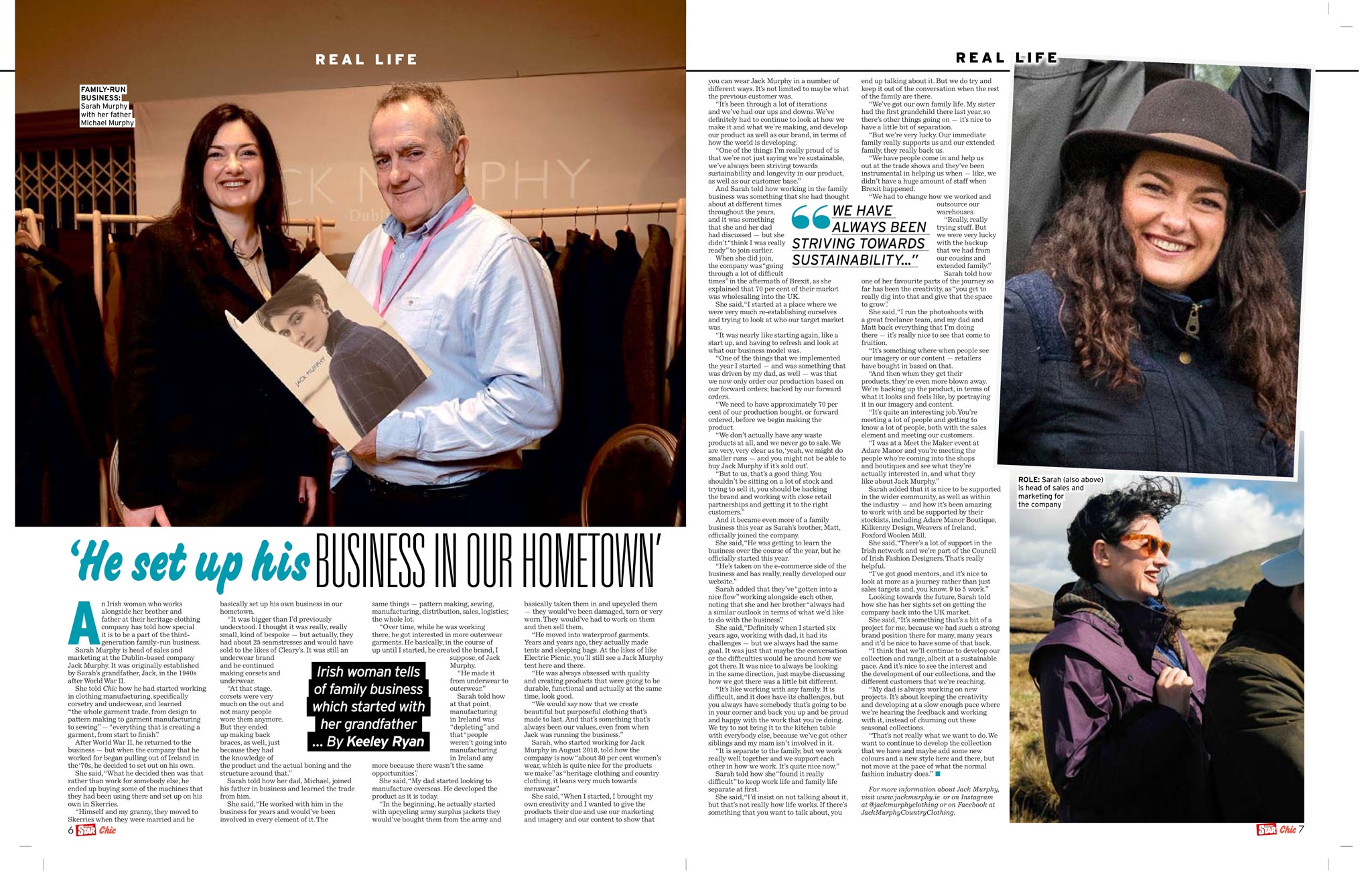 ‘He set up his business in our hometown’ - Chic Magazine