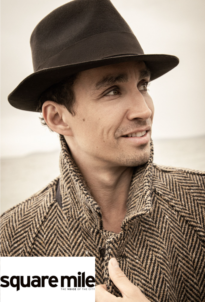 Robert Sheehan in Jack Murphy Felt Hat