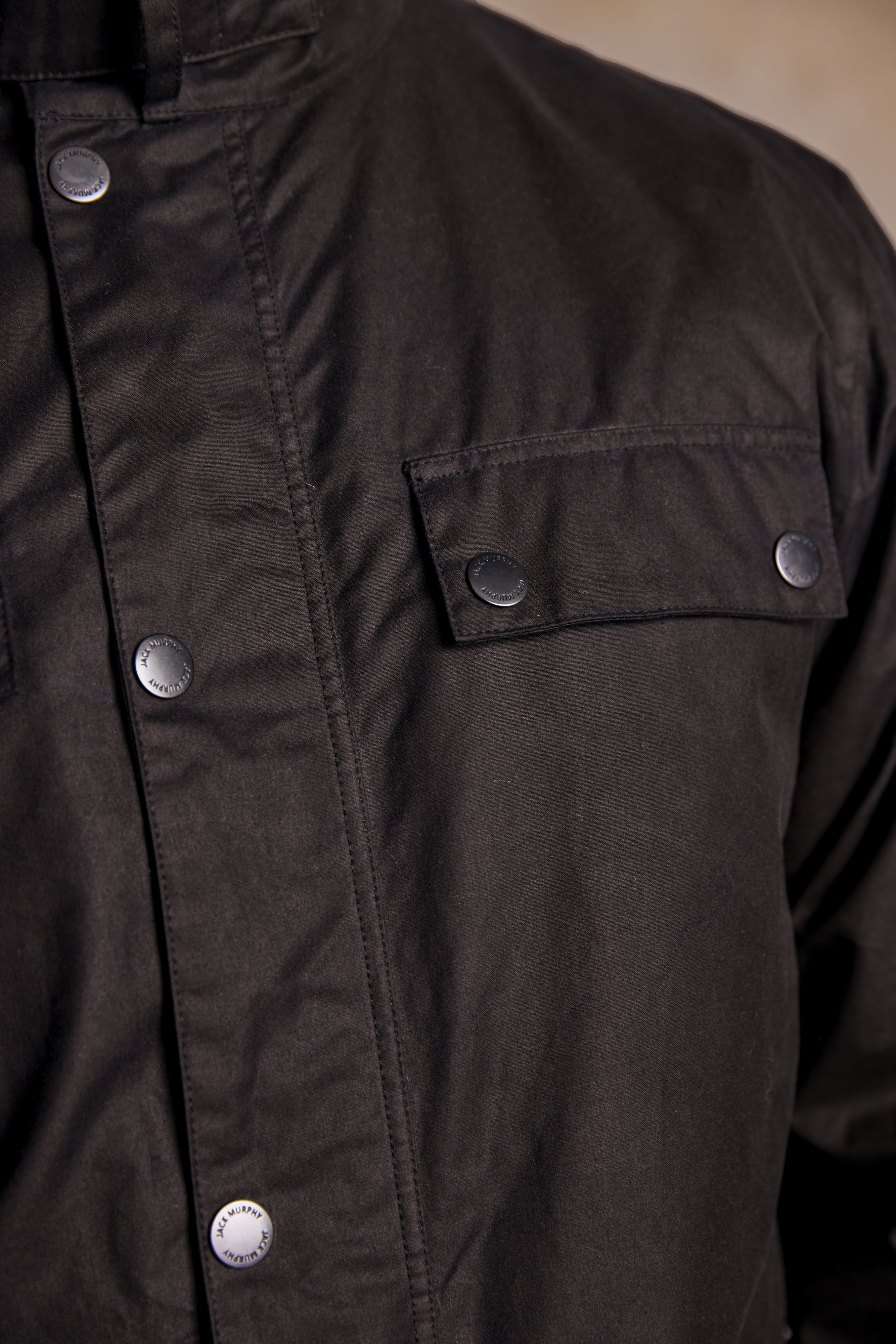 Ciaran Wax Jacket - Rustic Brown