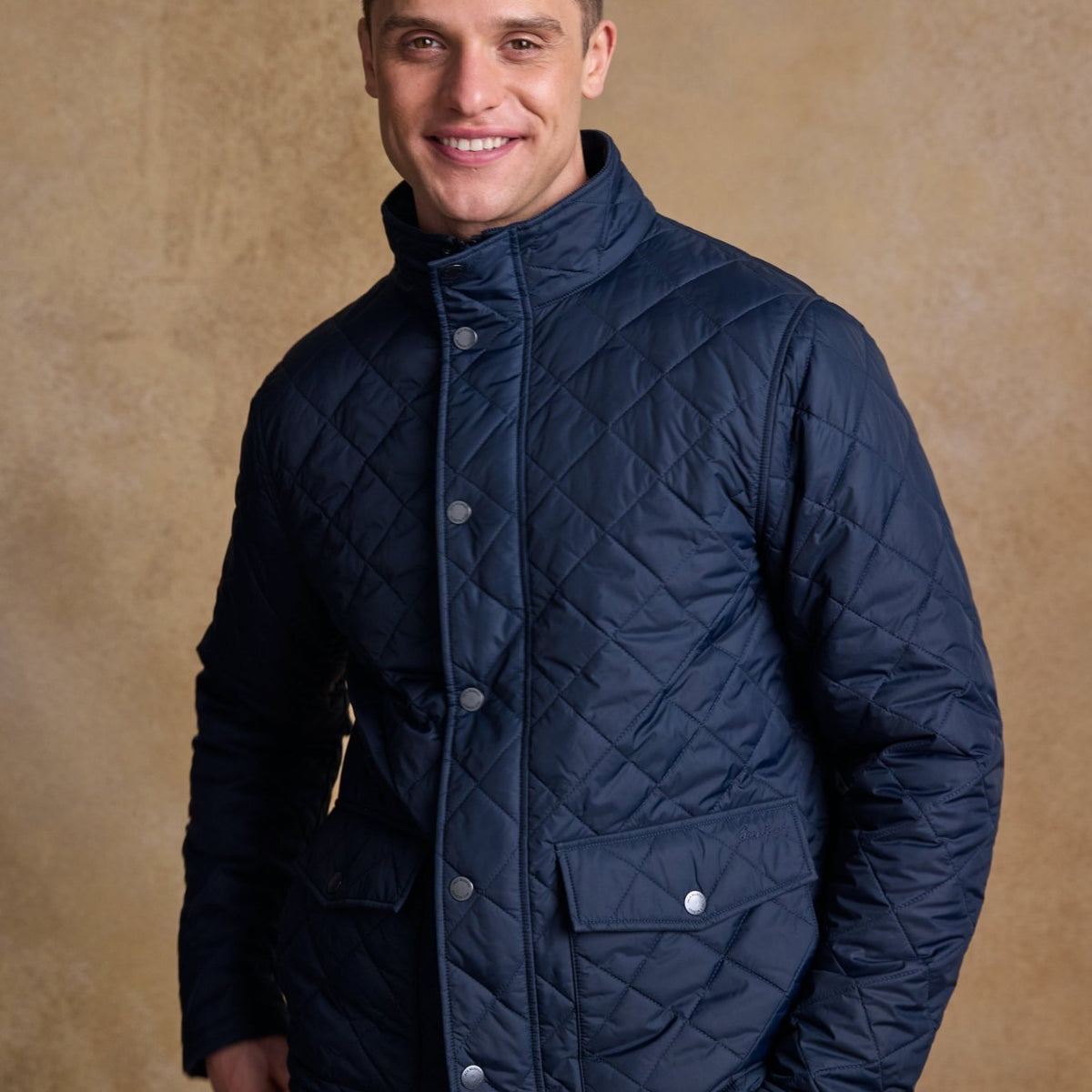 Veste Matelassée Diesel Homme - Bleu Marine XL, Capuche, Polyamide