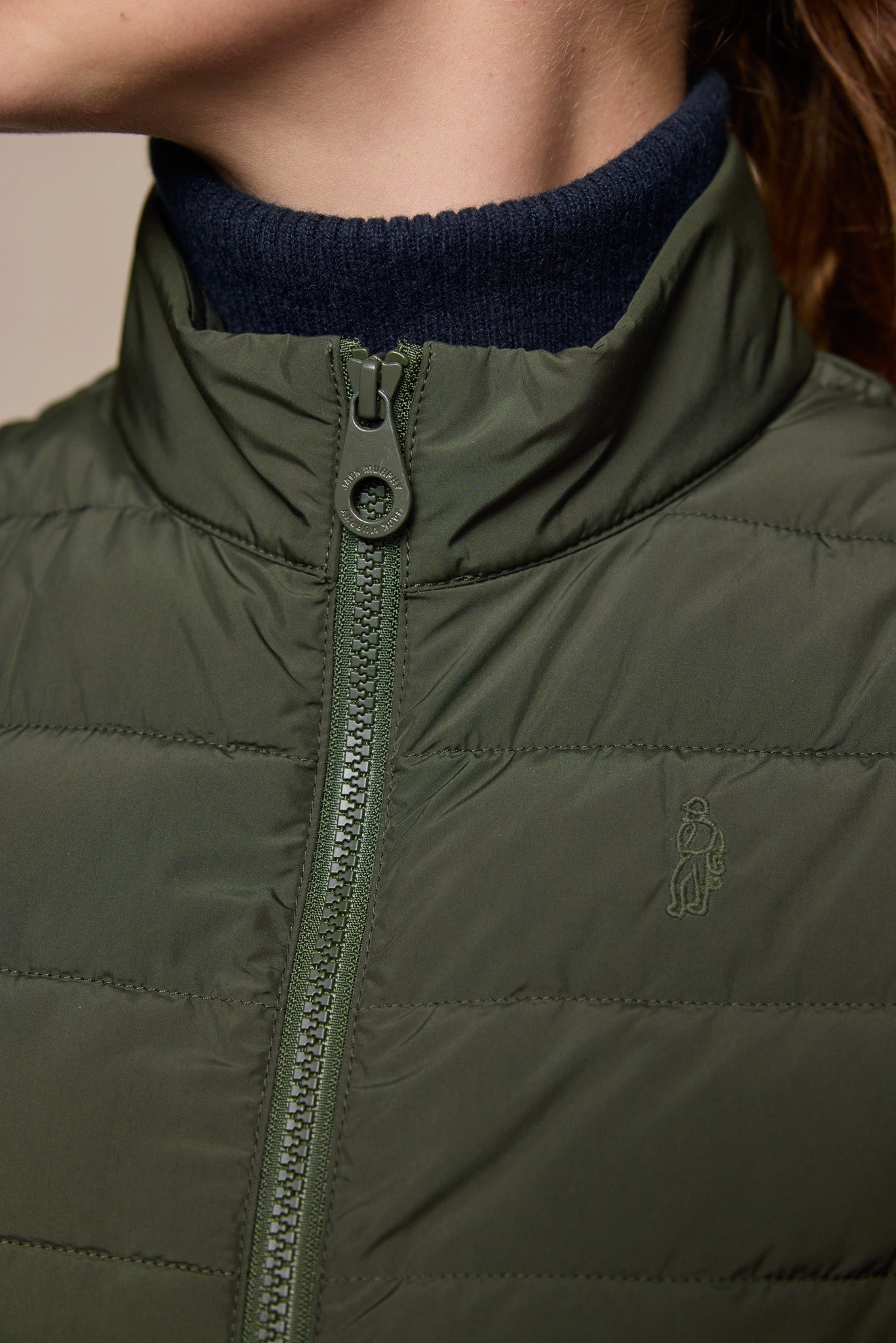 Leah Puffa Gilet - Olive