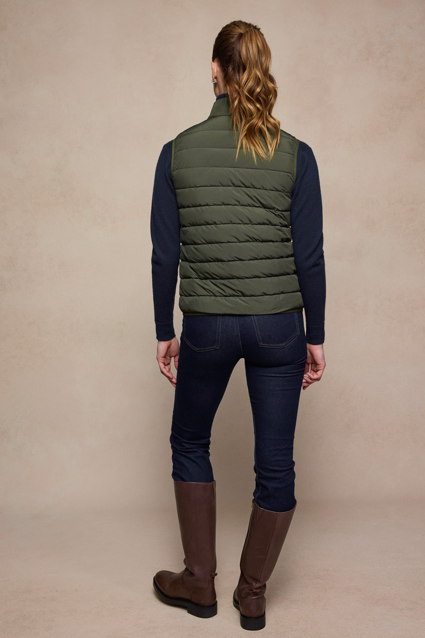 Leah Puffa Gilet - Olive