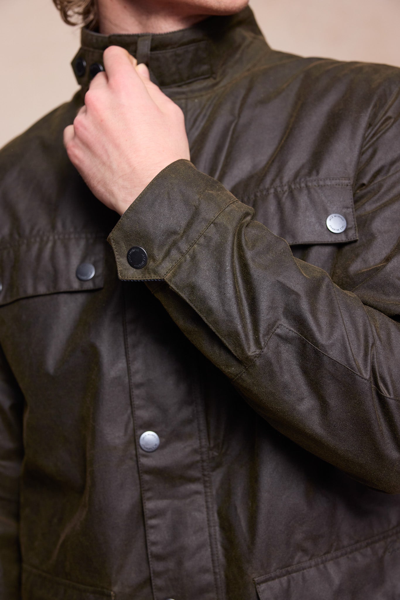 Ciaran Wax Jacket - Rustic Brown