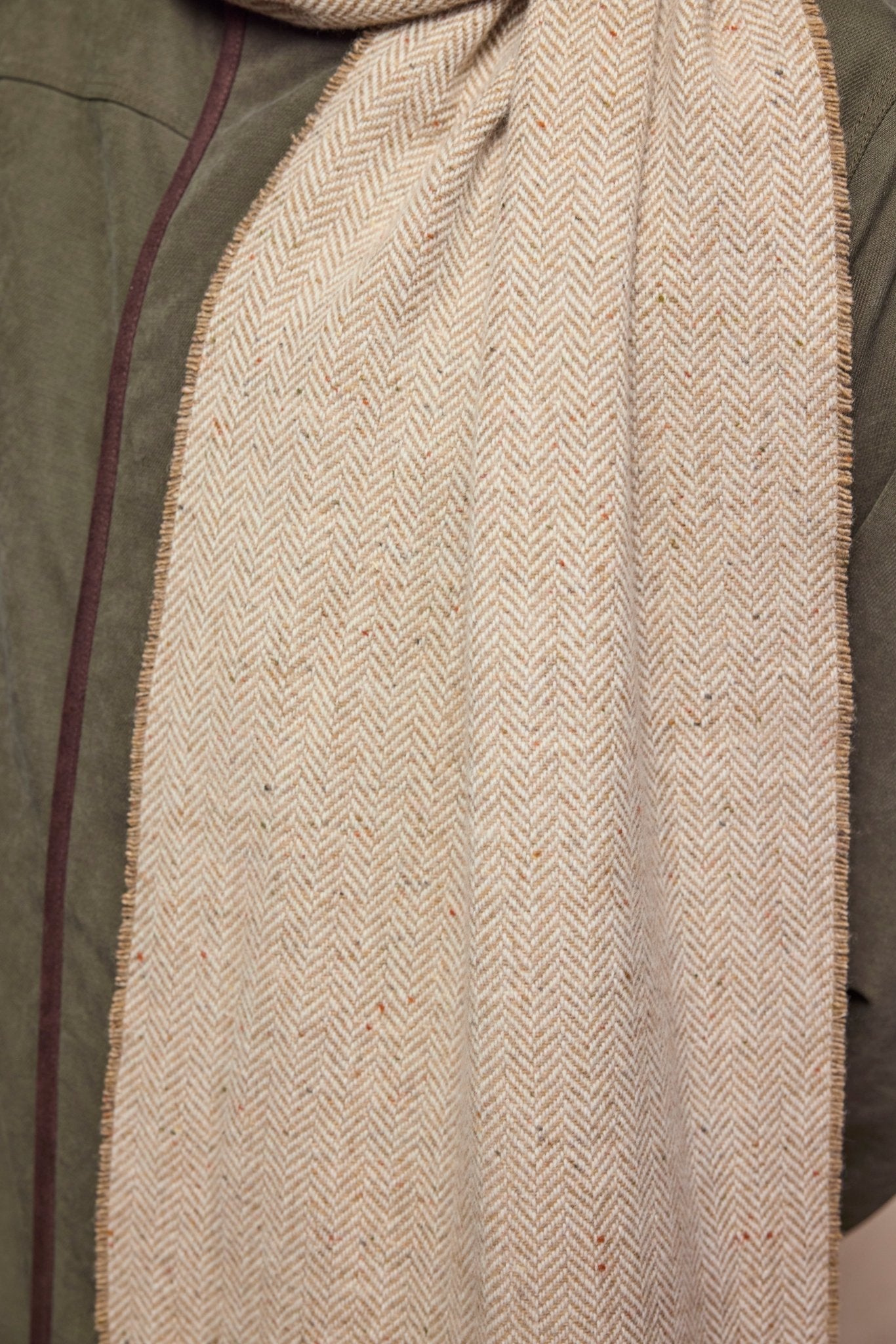 Jack Murphy Clothing - Billy Wool Scarf - Sandstone - Accessories