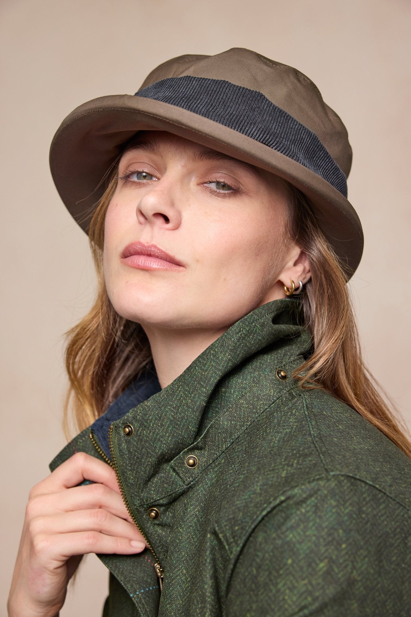 Jack Murphy Clothing - Connemara Waterproof Hat - Mocha - Hats