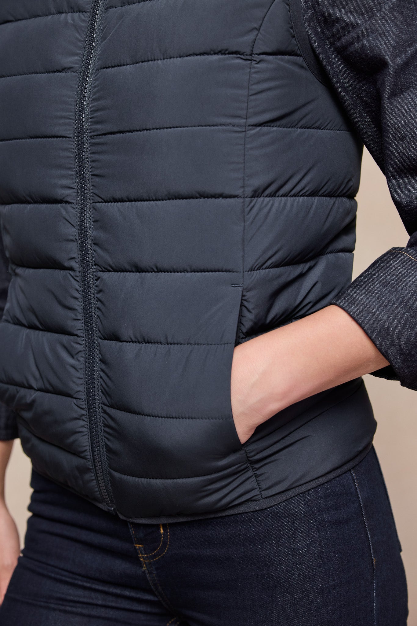 Gilet sans manches Leah Puffa - Marine