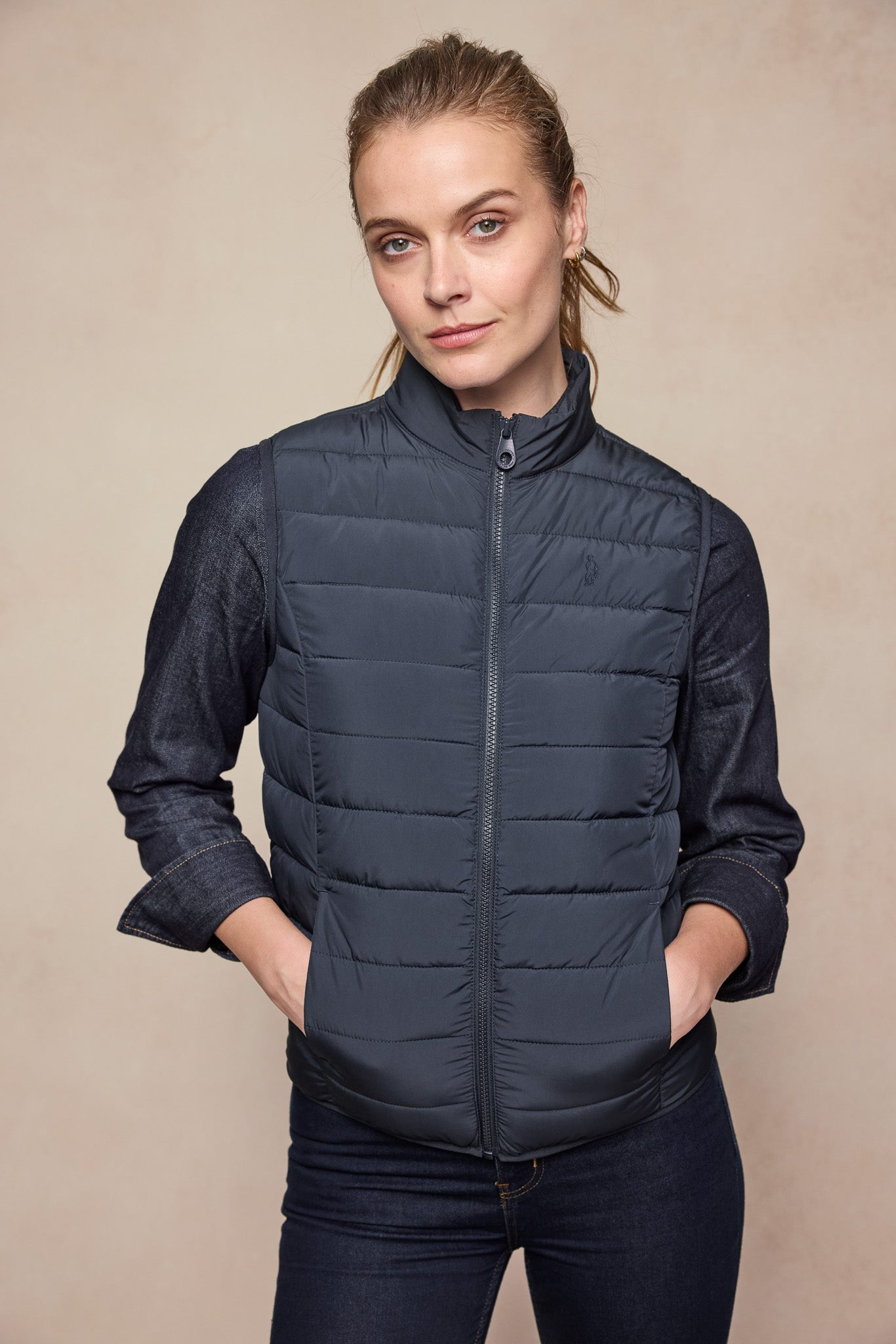Gilet sans manches Leah Puffa - Marine
