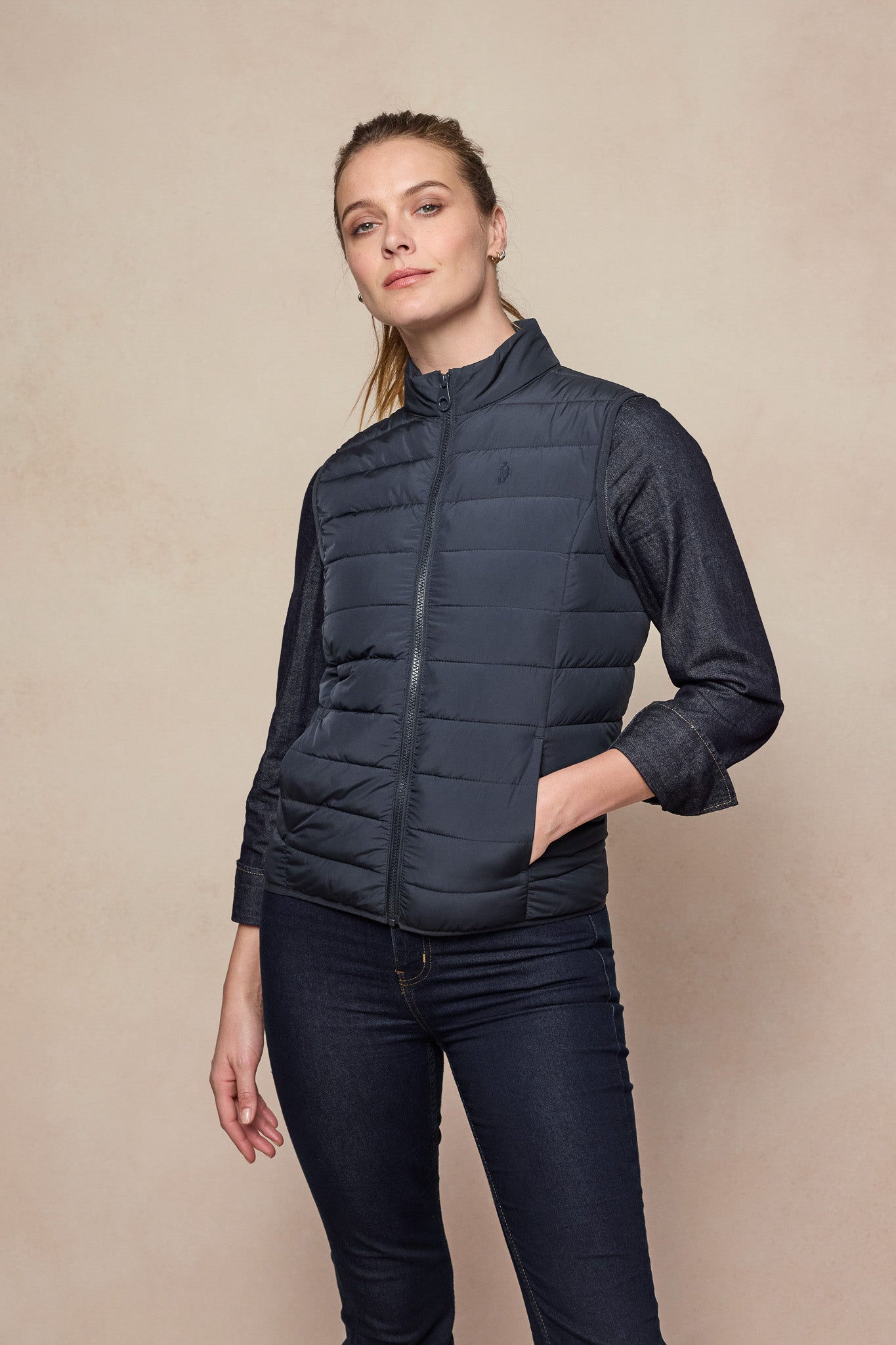 Gilet sans manches Leah Puffa - Marine