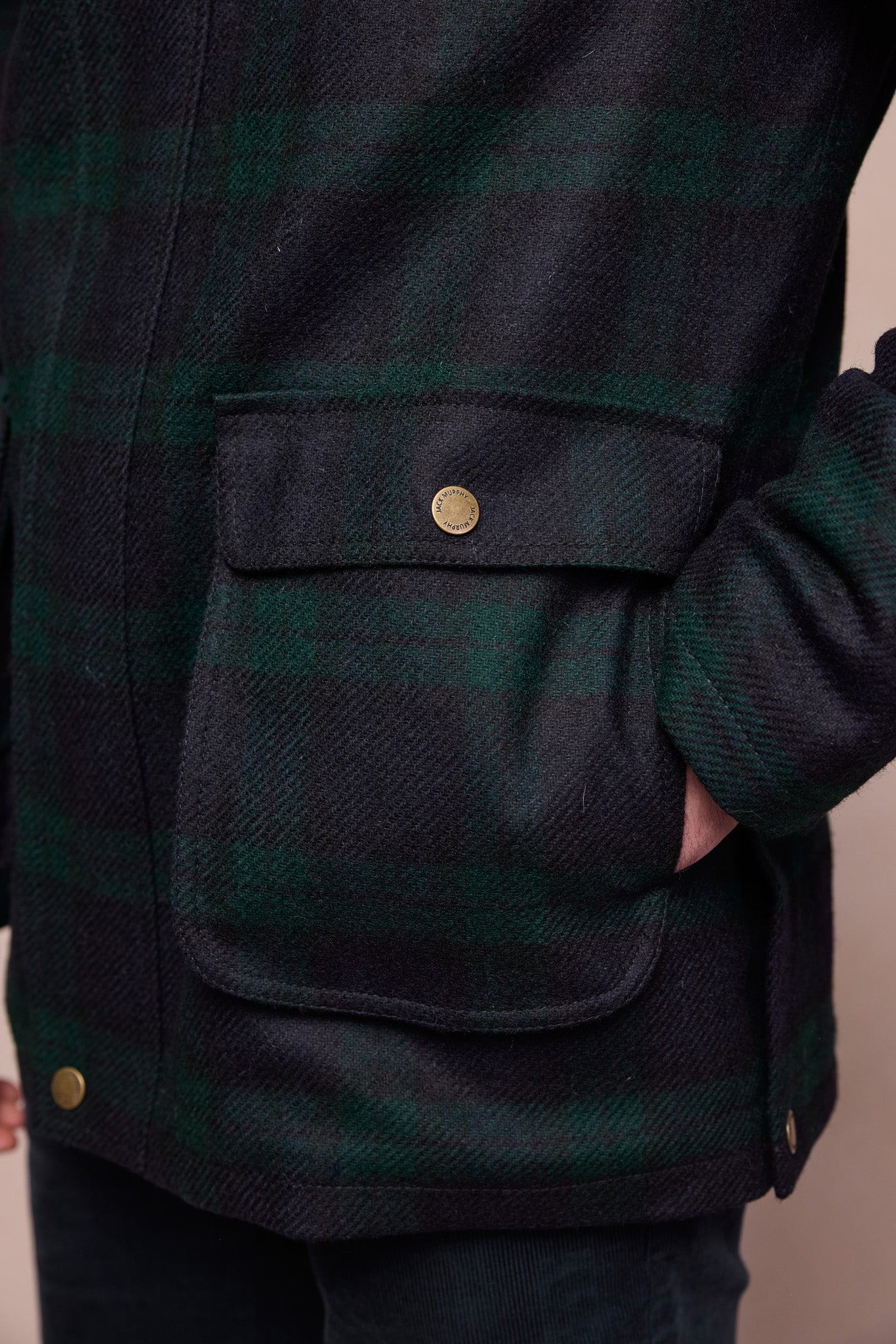 Seamus Tweed Jacket - Green Tartan
