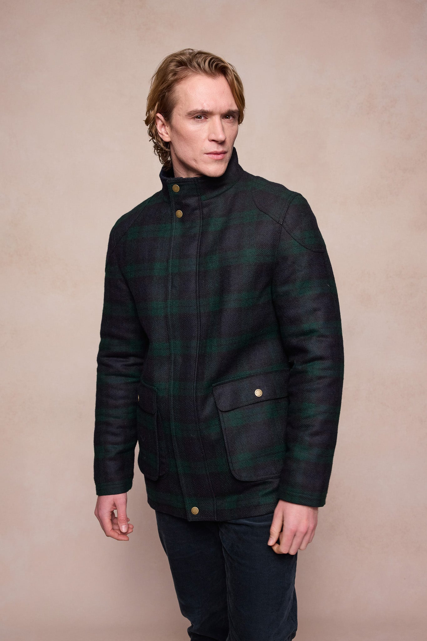 Seamus Tweed Jacket - Green Tartan