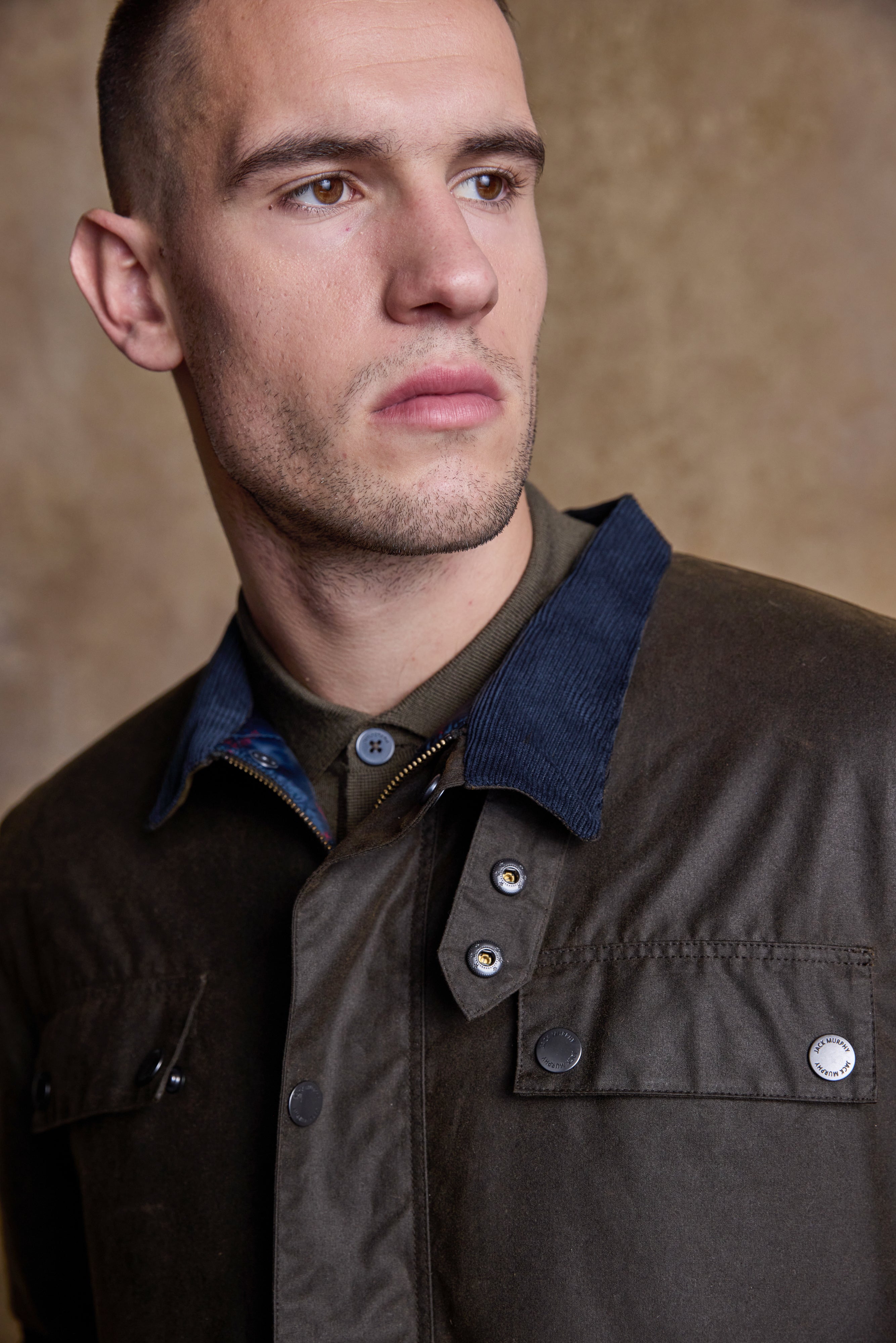 Ciaran Wax Jacket - Rustic Brown