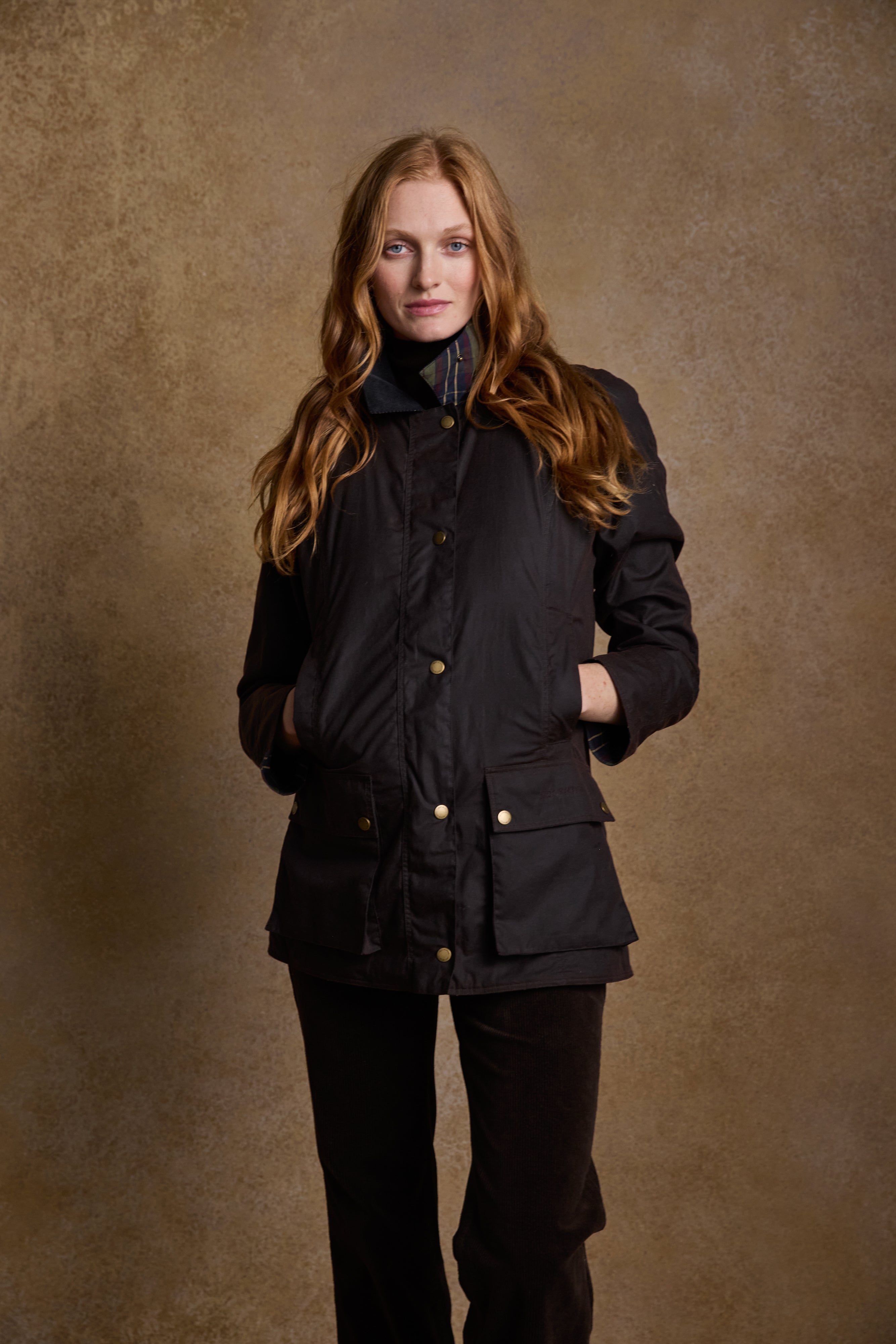 Claire Wax Jacket - Rustic Brown