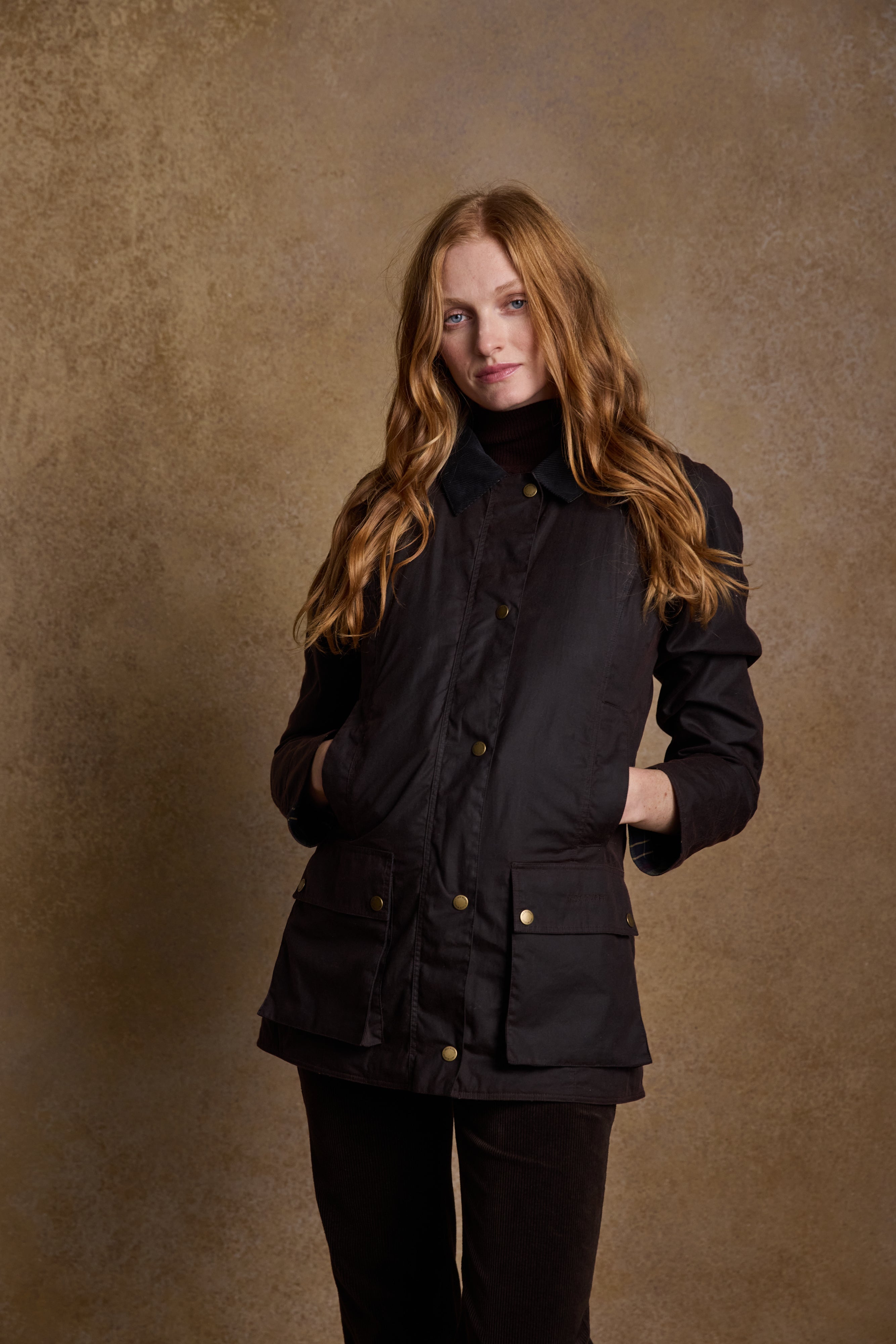 Claire Wax Jacket - Rustic Brown