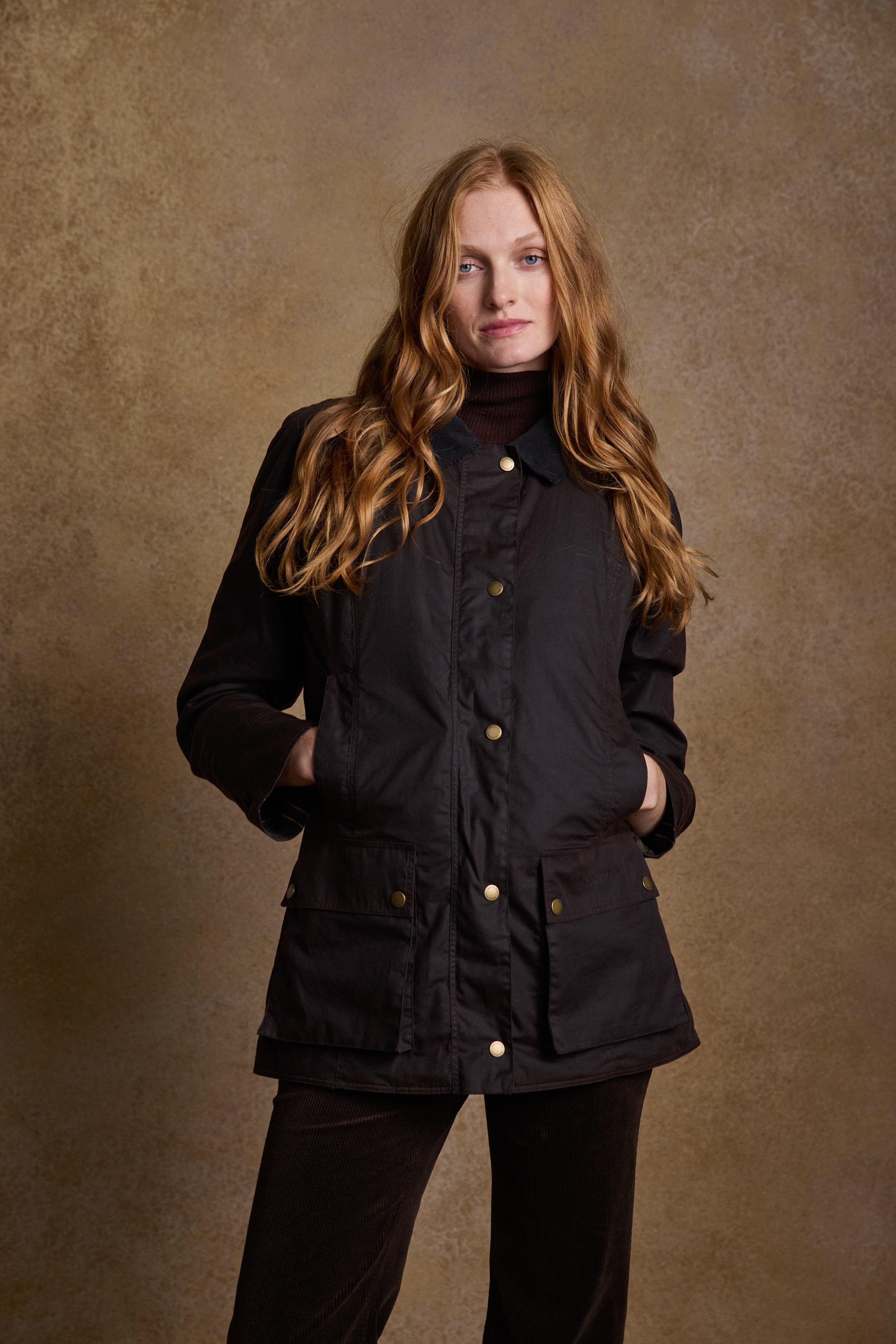 Claire Wax Jacket - Rustic Brown