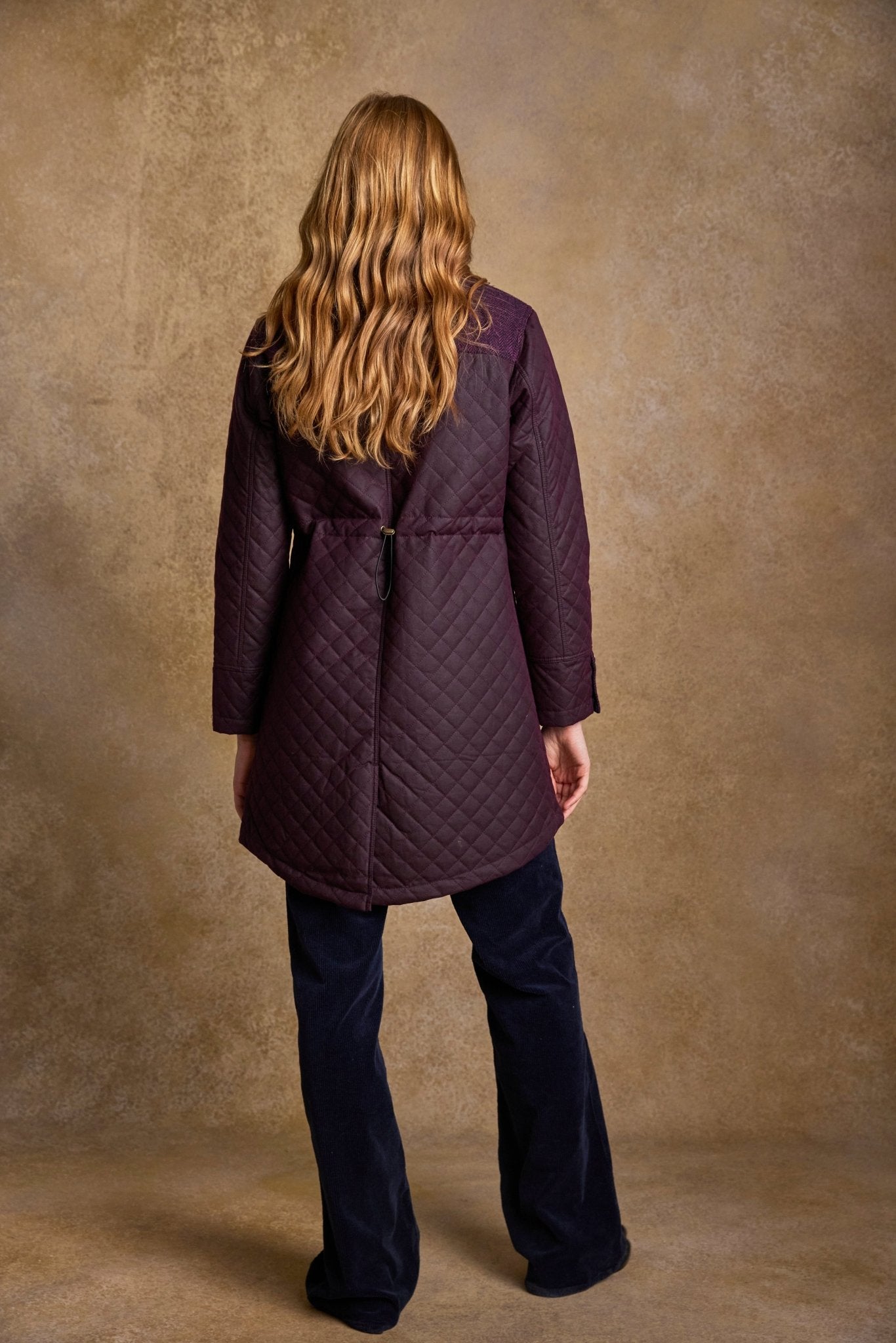 Jack Murphy Clothing - Jodie Wax Coat - Claret - Wax
