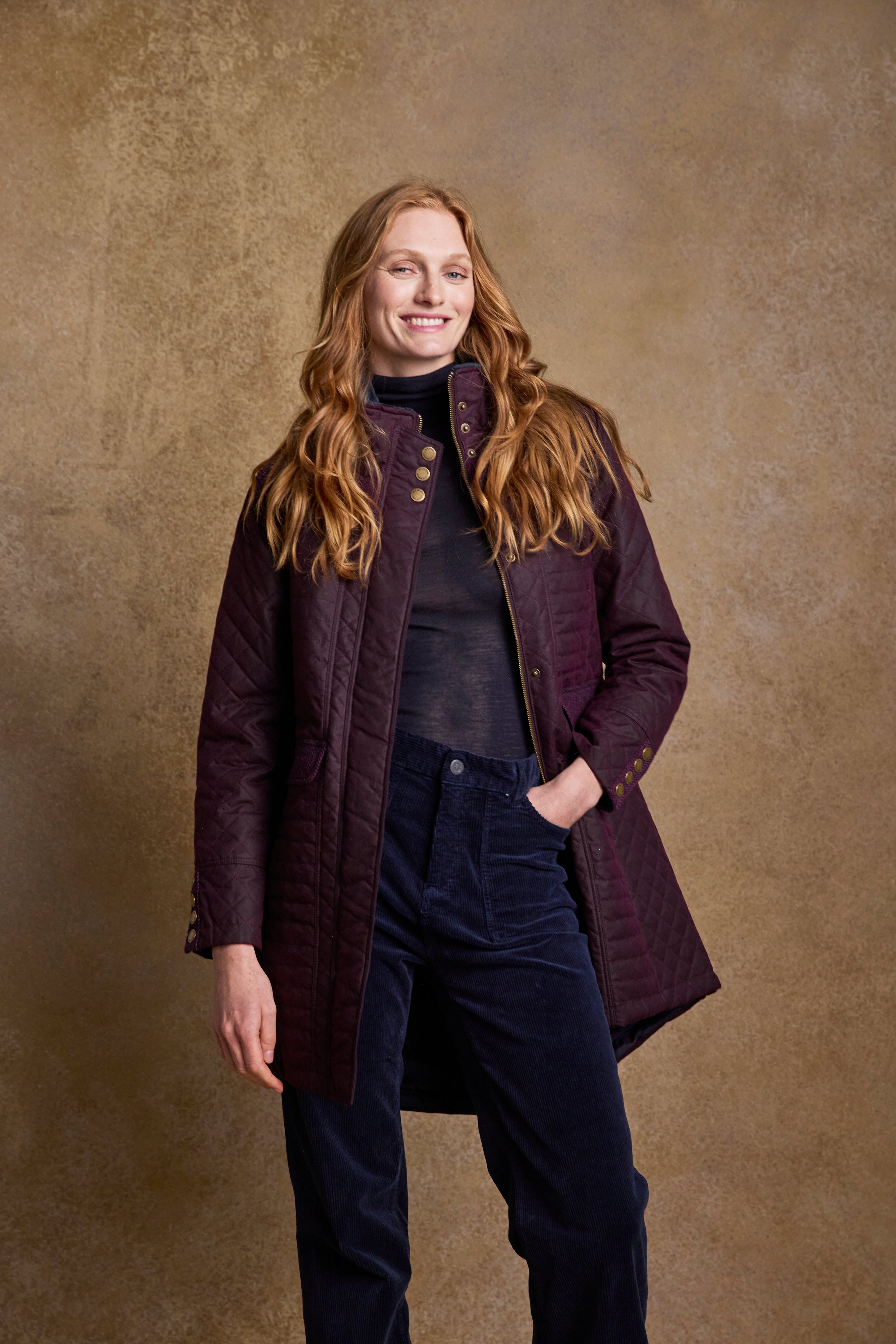 Manteau Wax Jodie - Bordeaux