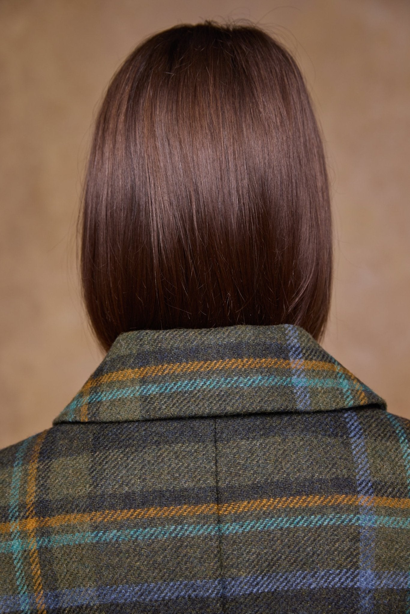 Jack Murphy Clothing - Aimee Tweed Coat - Sage & Emerald Check - Tweed