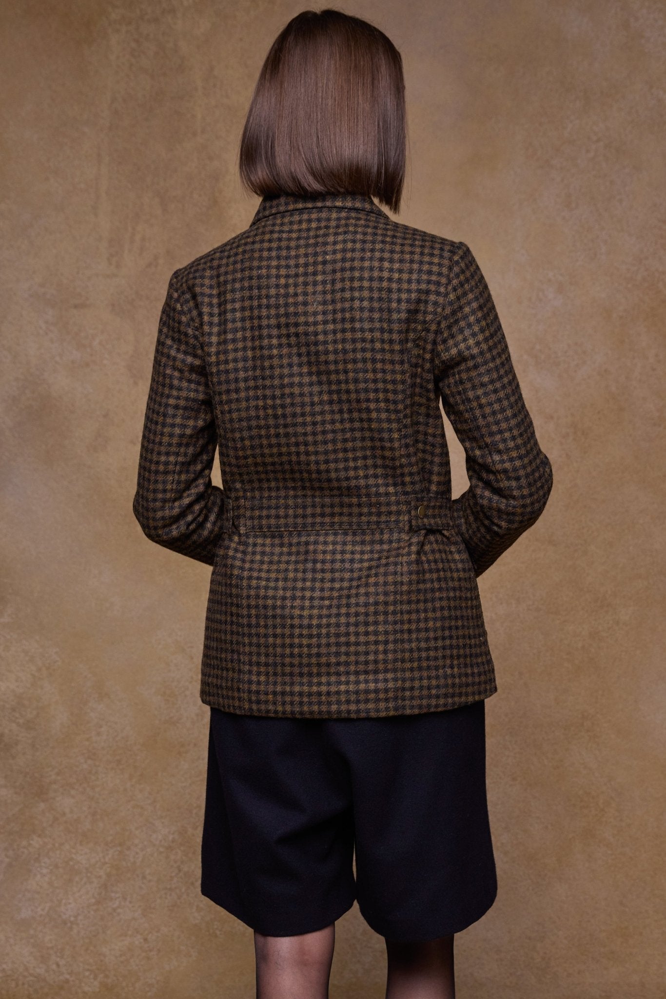 Jack Murphy Clothing - Aine Tweed Jacket - Earth Check - Tweed