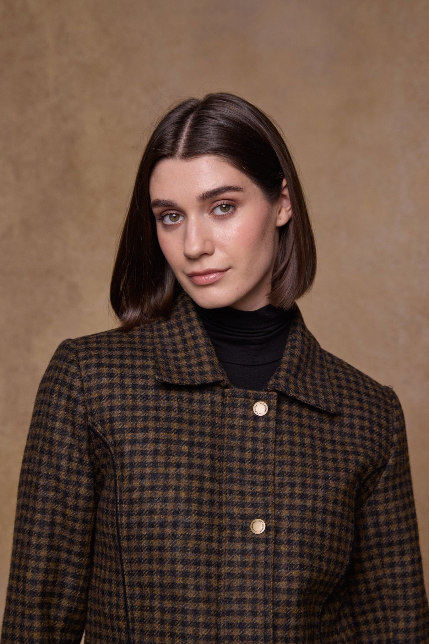 Jack Murphy Clothing - Aine Tweed Jacket - Earth Check - Tweed