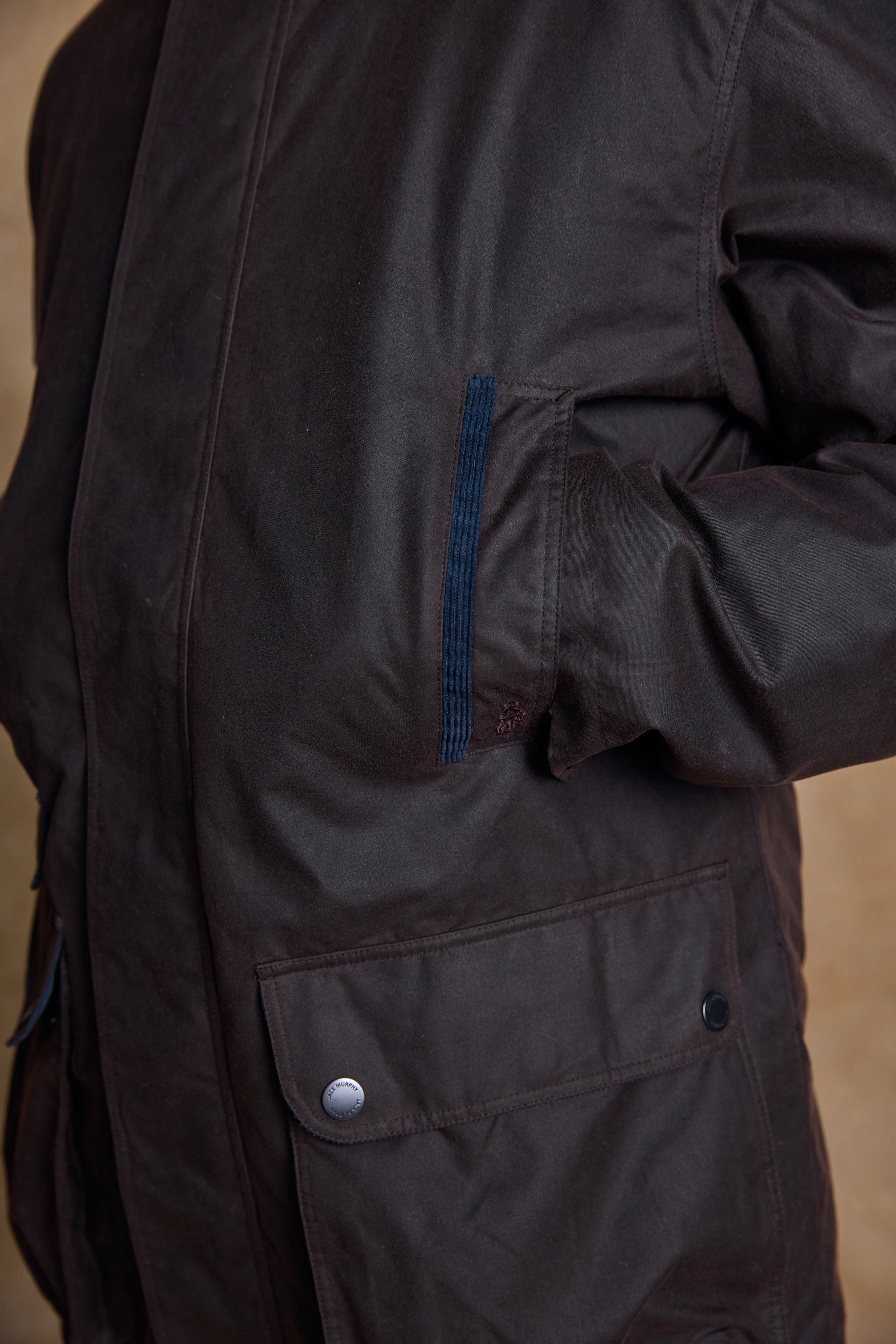 Archie Wax Jacket - Rustic Brown