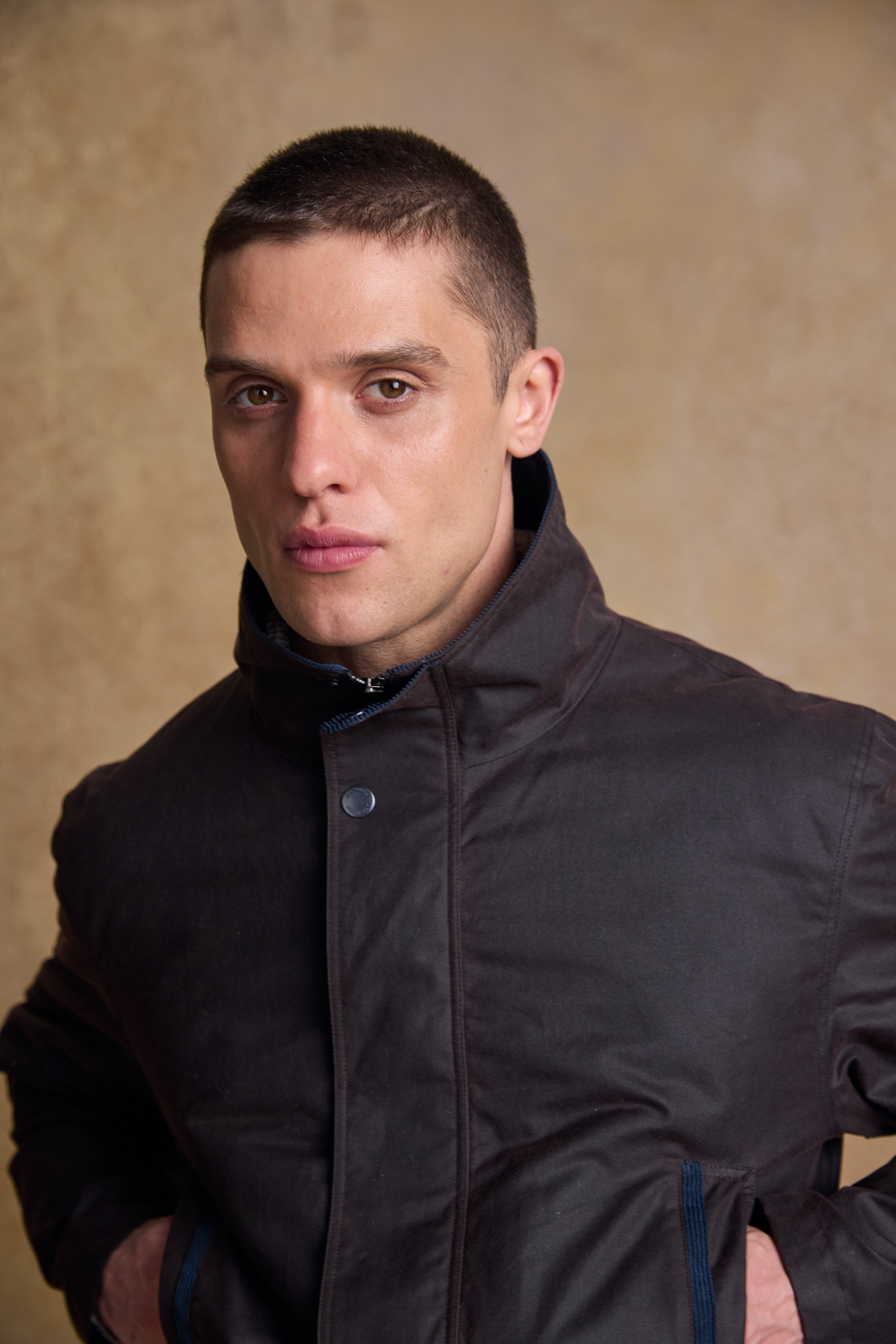 Archie Wax Jacket - Rustic Brown