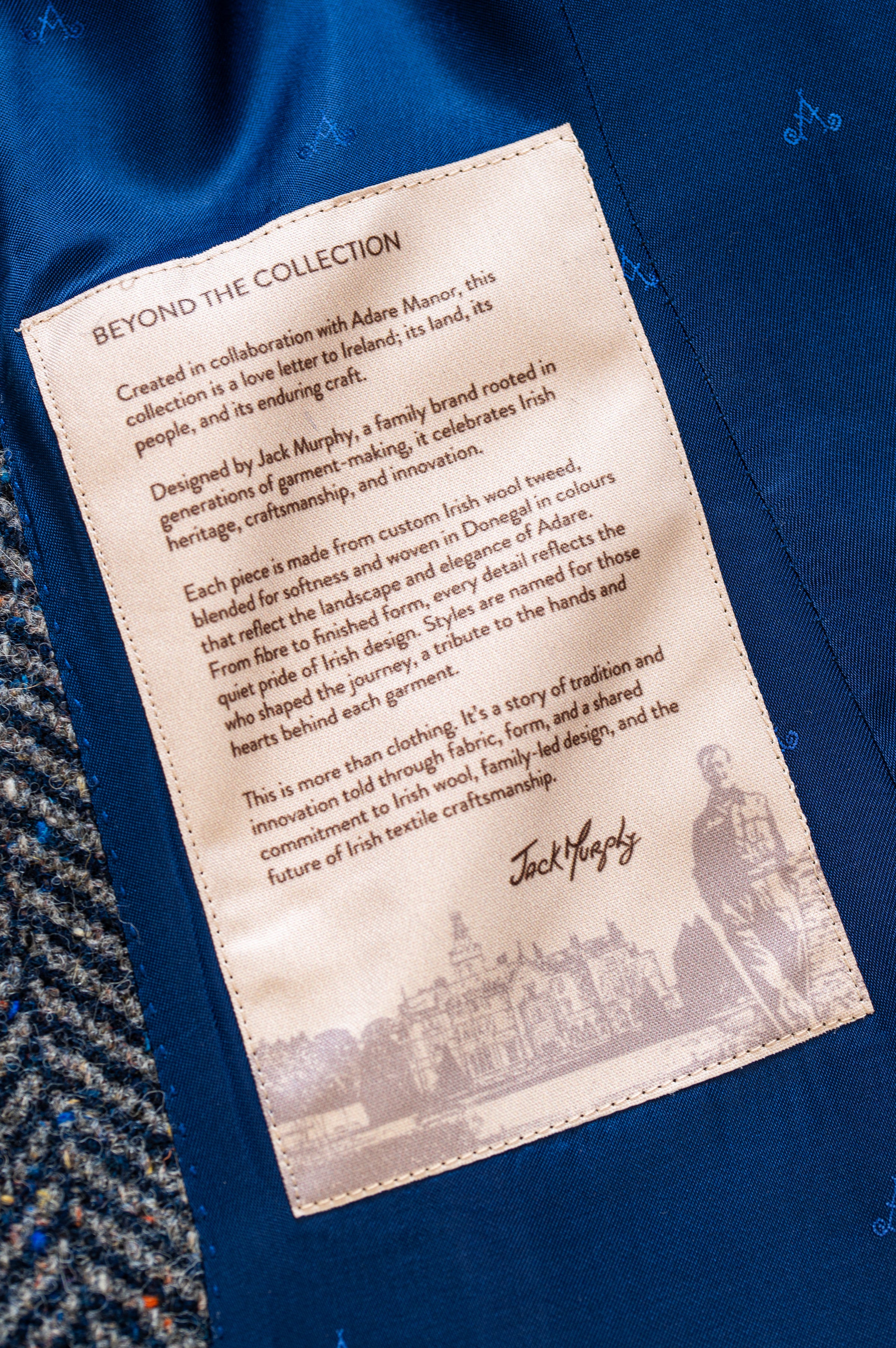 Deirdre Tweed Coat - Atlantic Mist