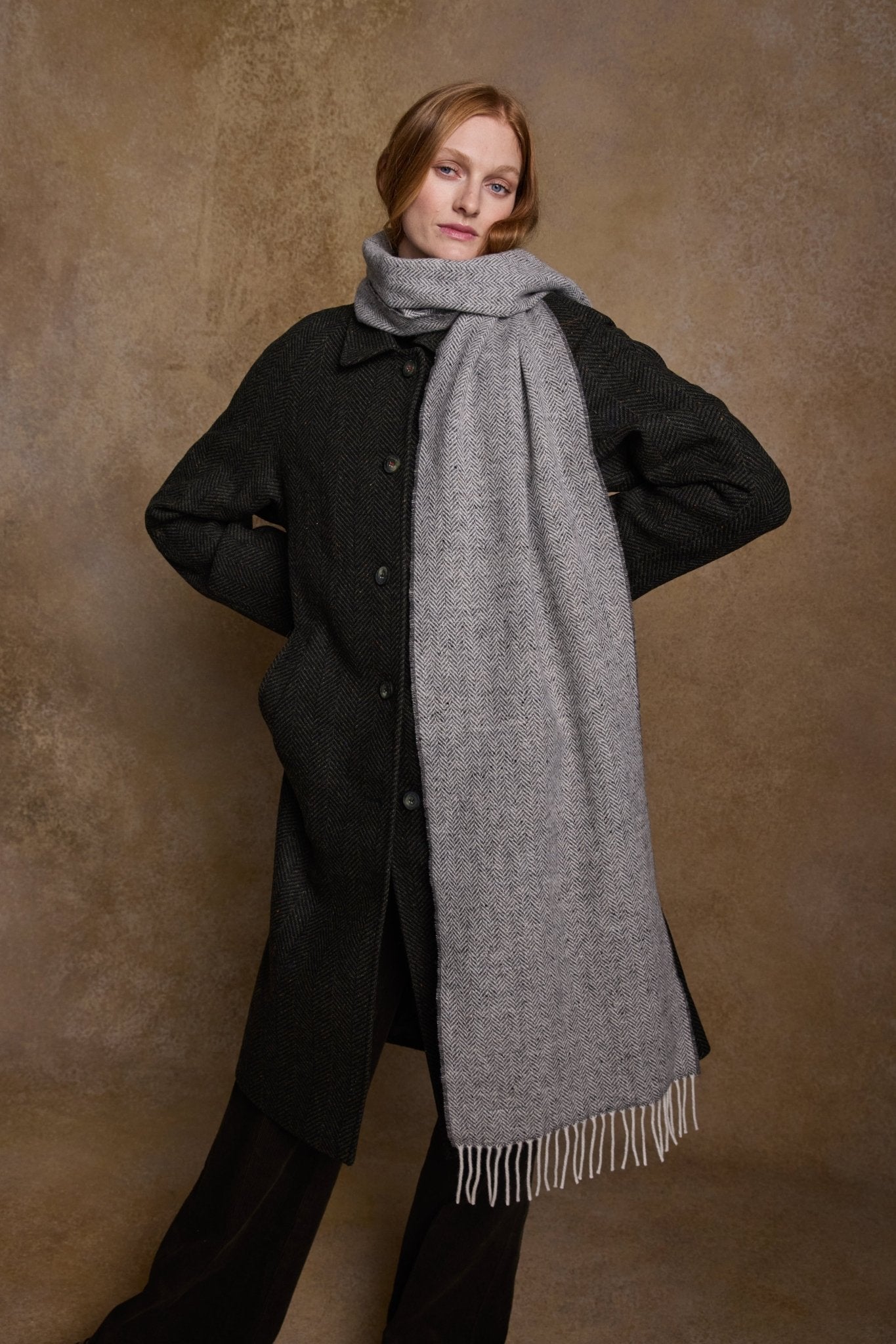 Jack Murphy Ireland - Bonnie Wool Scarf - Soft Grey - Scarf