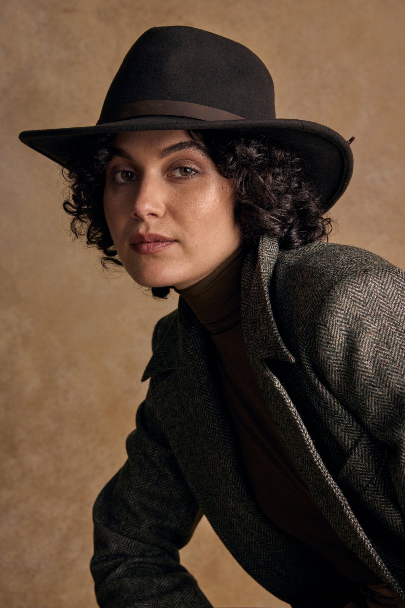 Boston Felt Hat - Brown