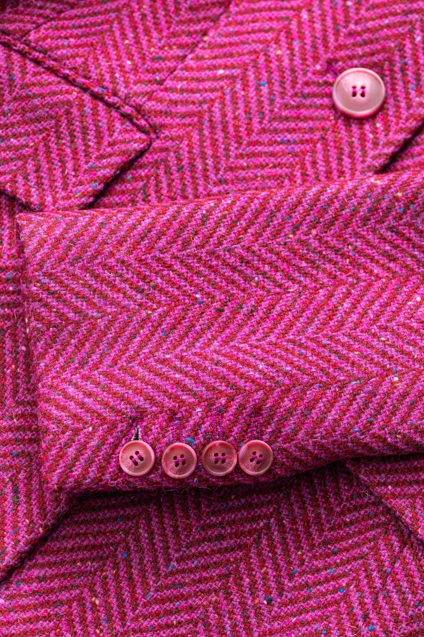 Jack Murphy Clothing - Mairéad Tweed Coat - Wild Burren Rose - Tweed