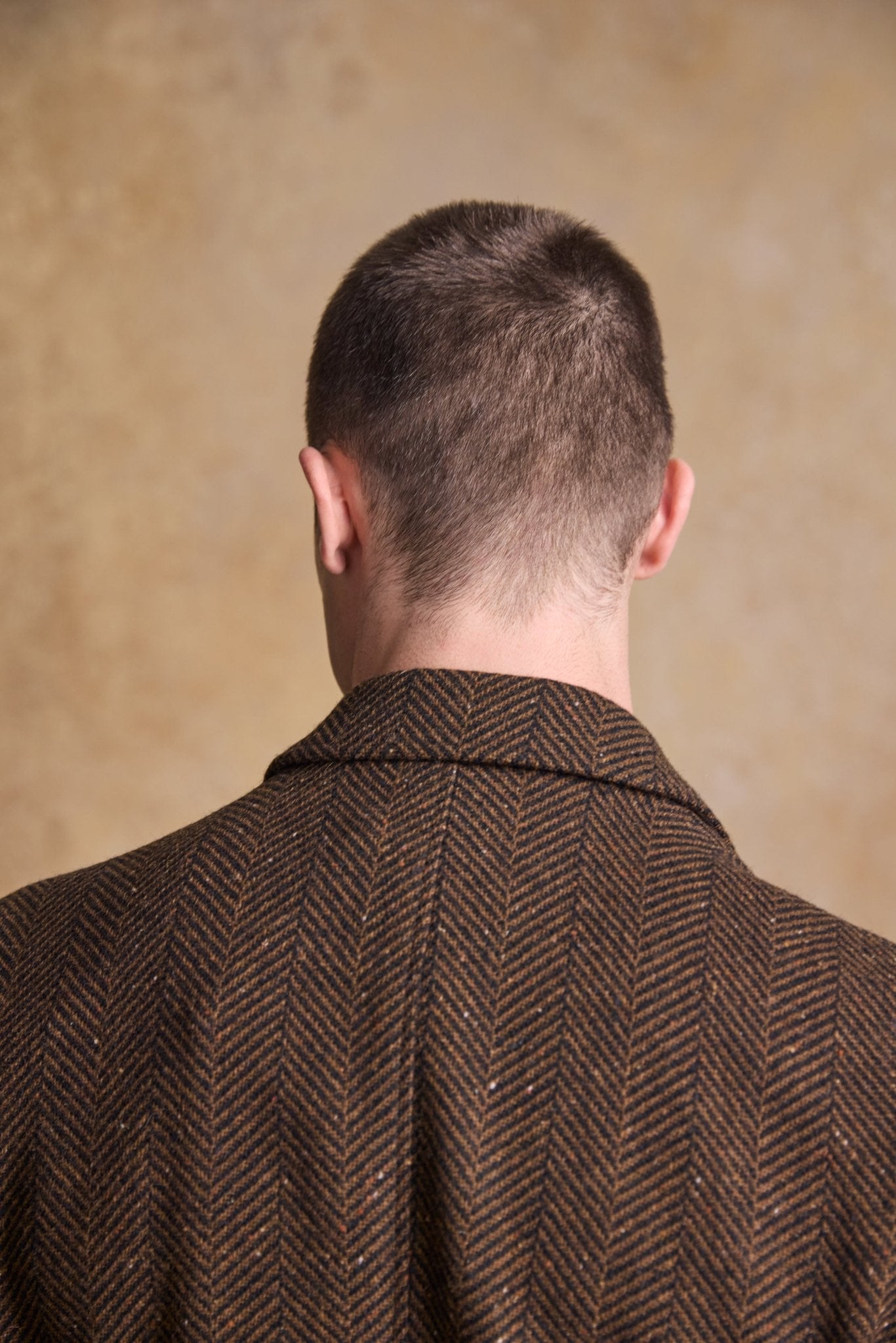 Jack Murphy Clothing - Cian Tweed Blazer - Donegal Walnut Herringbone - Tweed