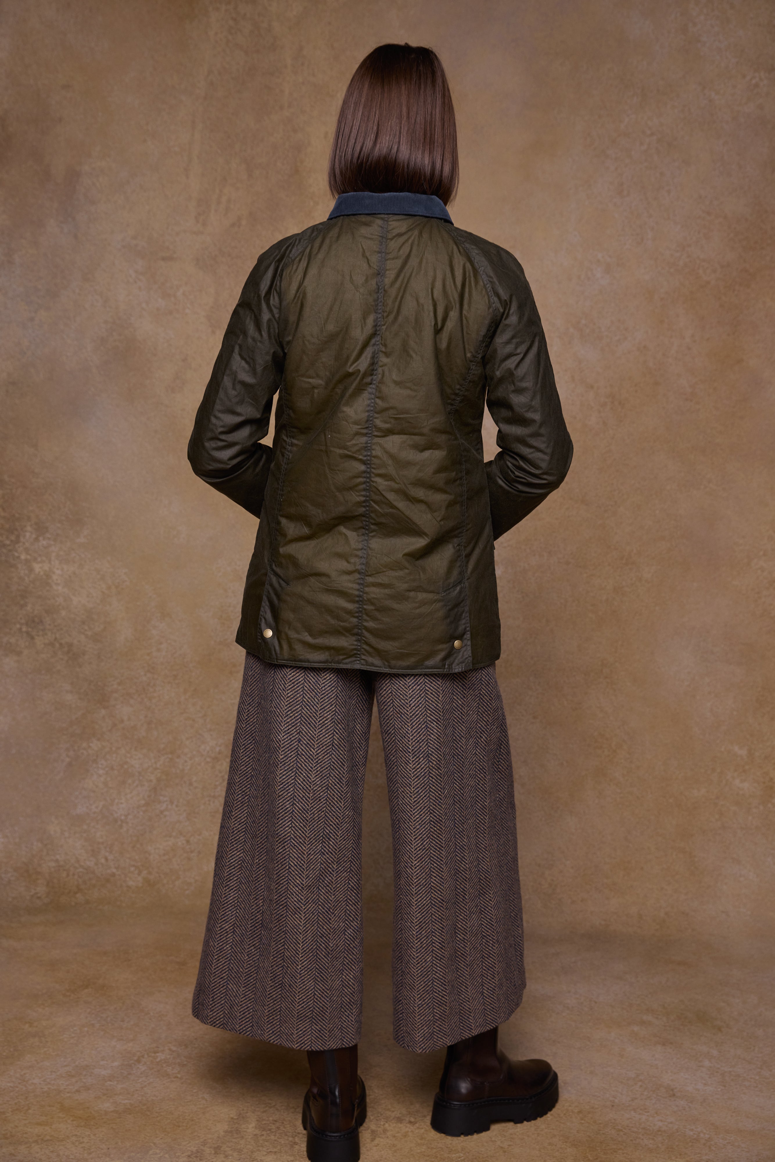 Claire Wax Jacket - Hunting Green