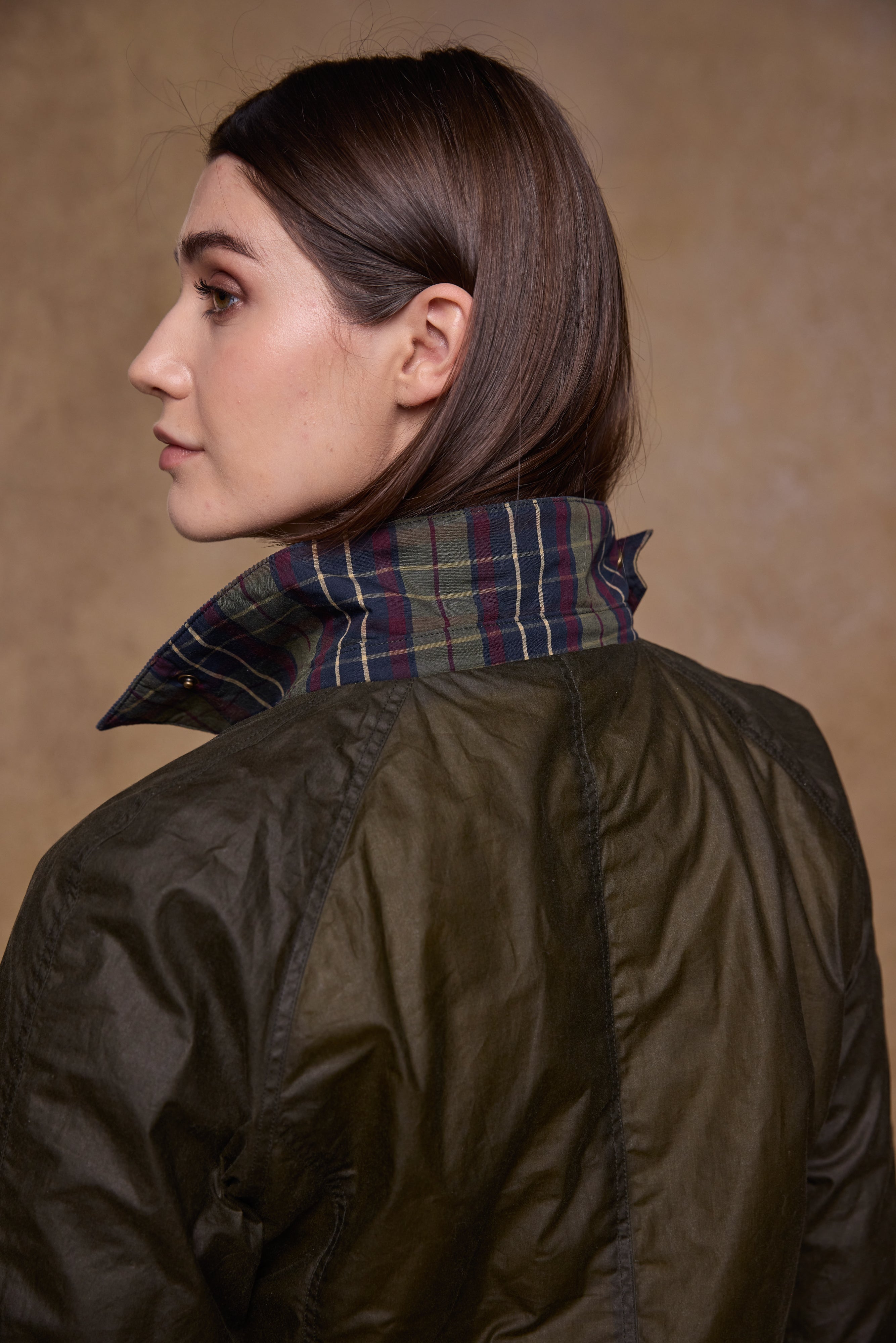Claire Wax Jacket - Hunting Green
