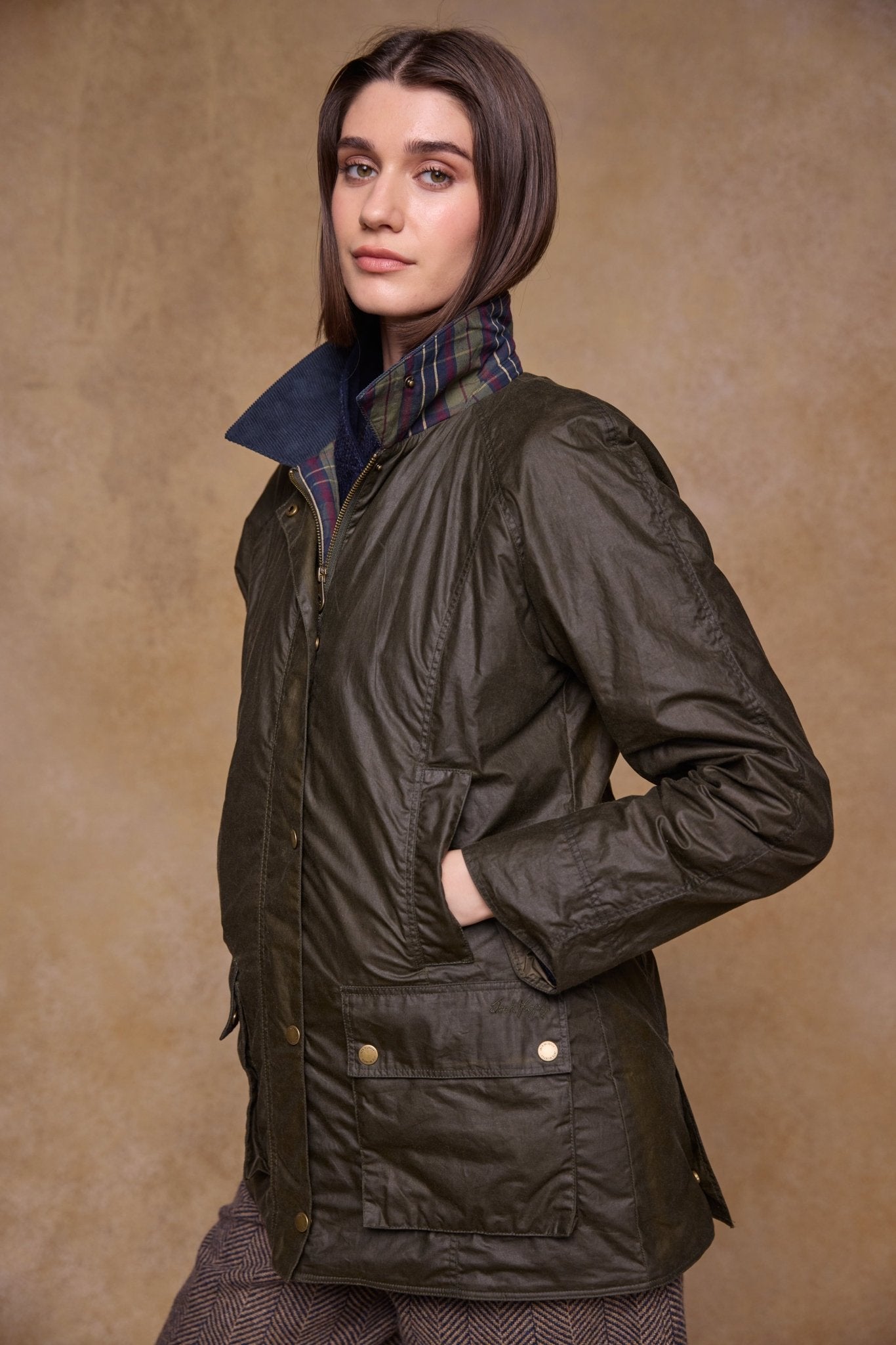Jack Murphy Clothing - Claire Wax Jacket - Hunting Green - Wax