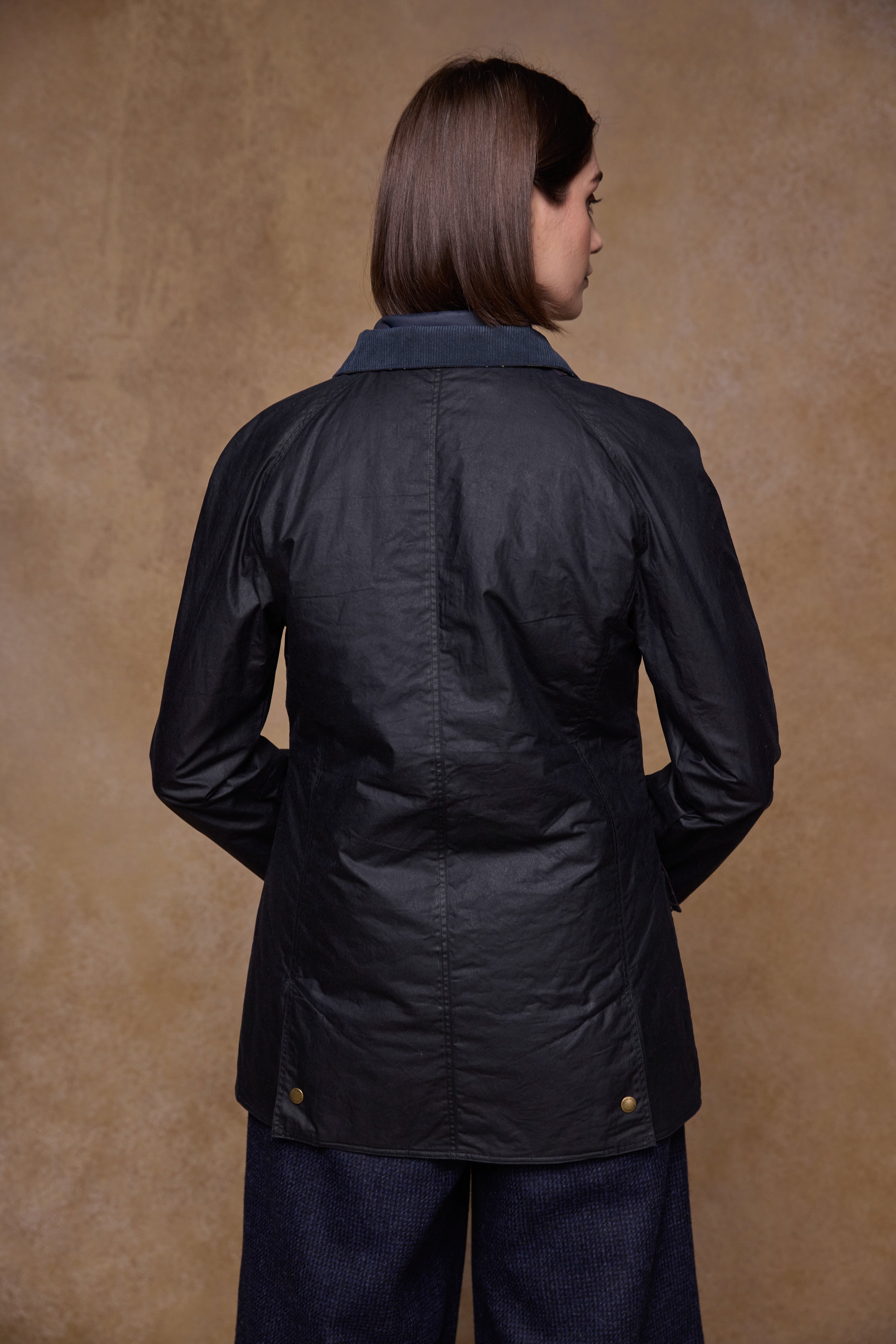 Claire Wax Jacket - Navy