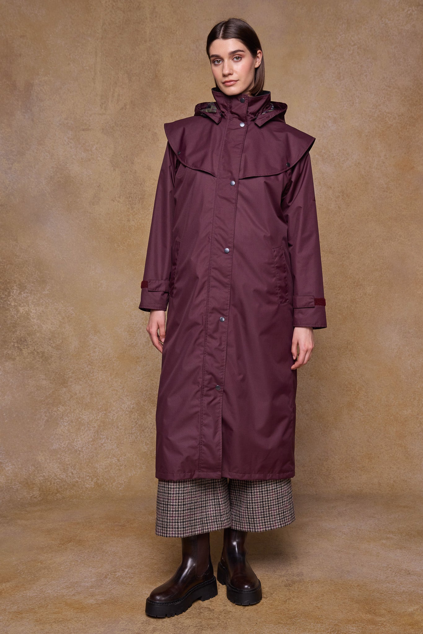 Connemara Waterproof Coat - Maroon