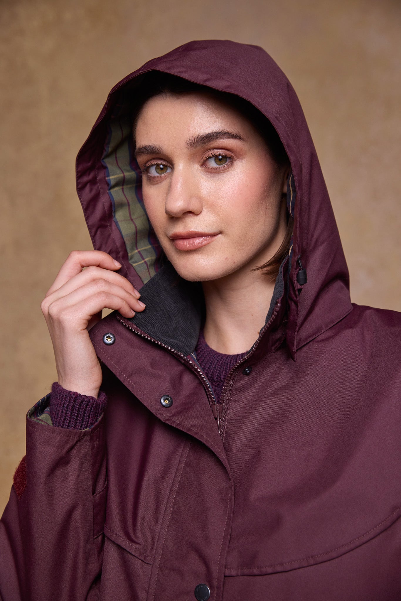 Connemara Waterproof Coat - Maroon