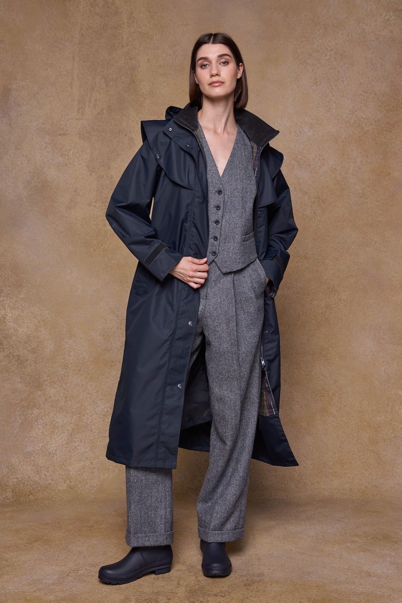 Connemara Waterproof Coat - Navy