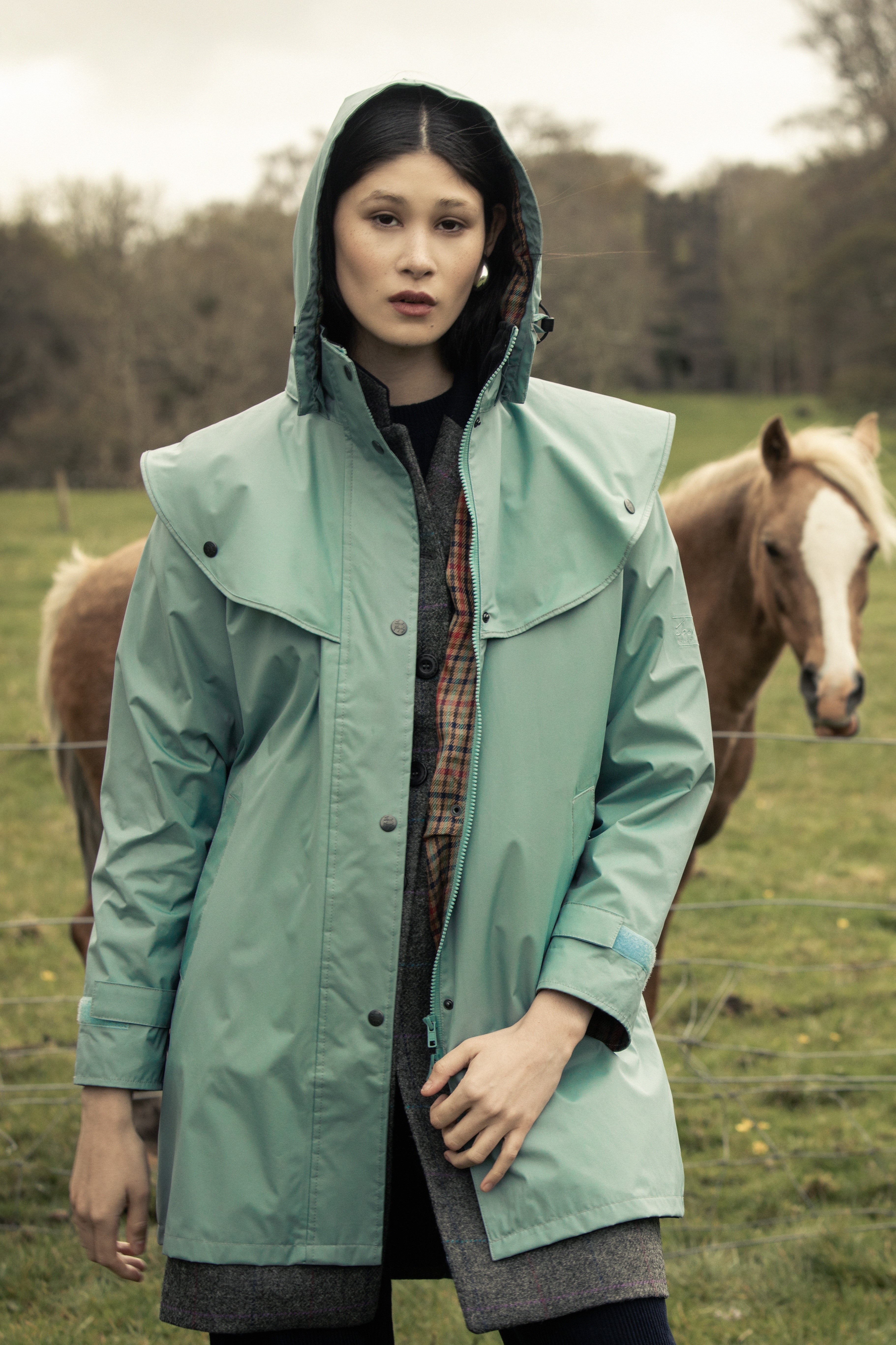 Cotswold Wasserdichte Jacke - Rauchblau