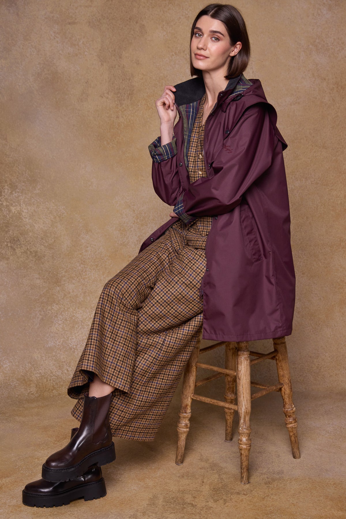 Dingle Waterproof Jacket - Maroon