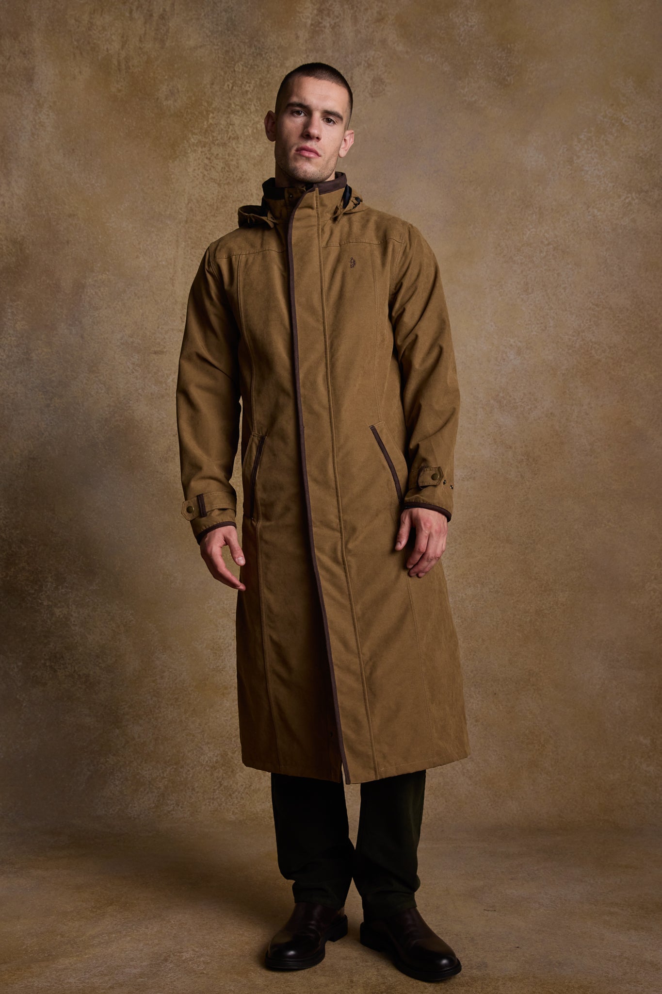 Manteau long imperméable Emmet - Camel