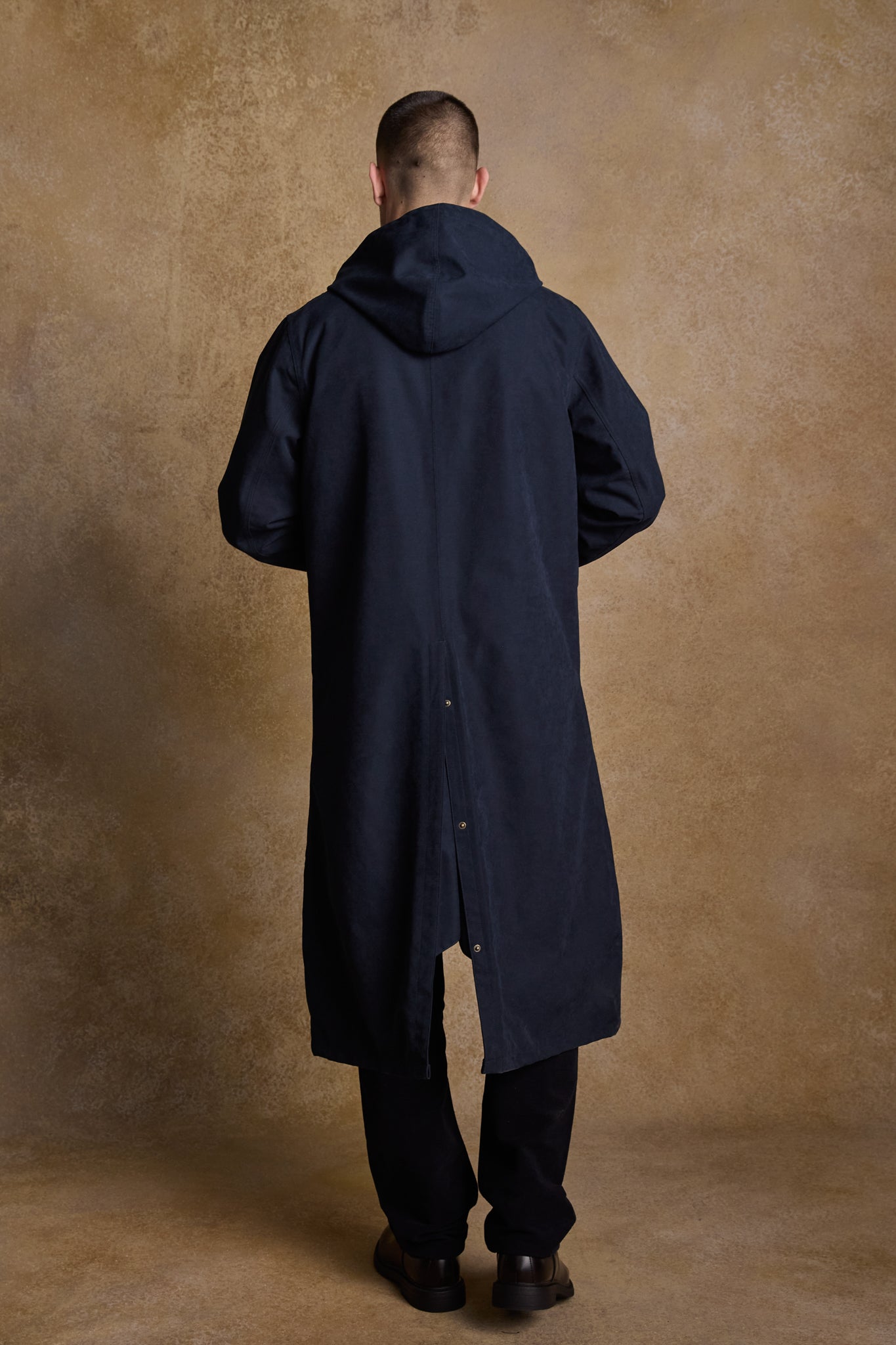 Emmet Waterproof Long Coat - Navy