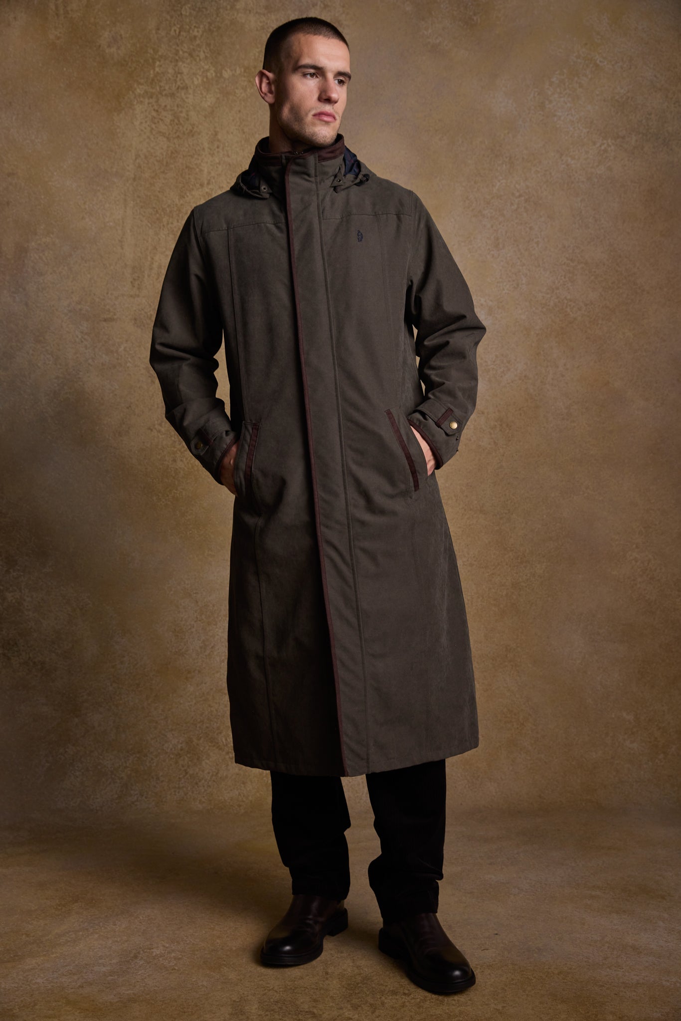 Long waterproof trench coat hotsell