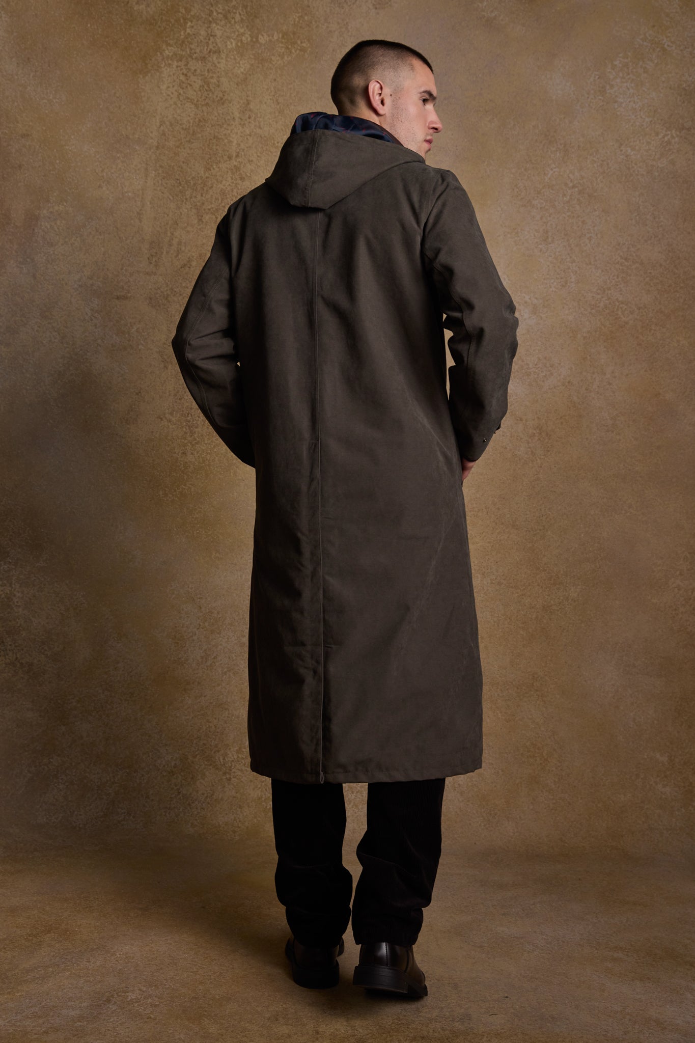 Manteau long imperméable Emmet - Olive