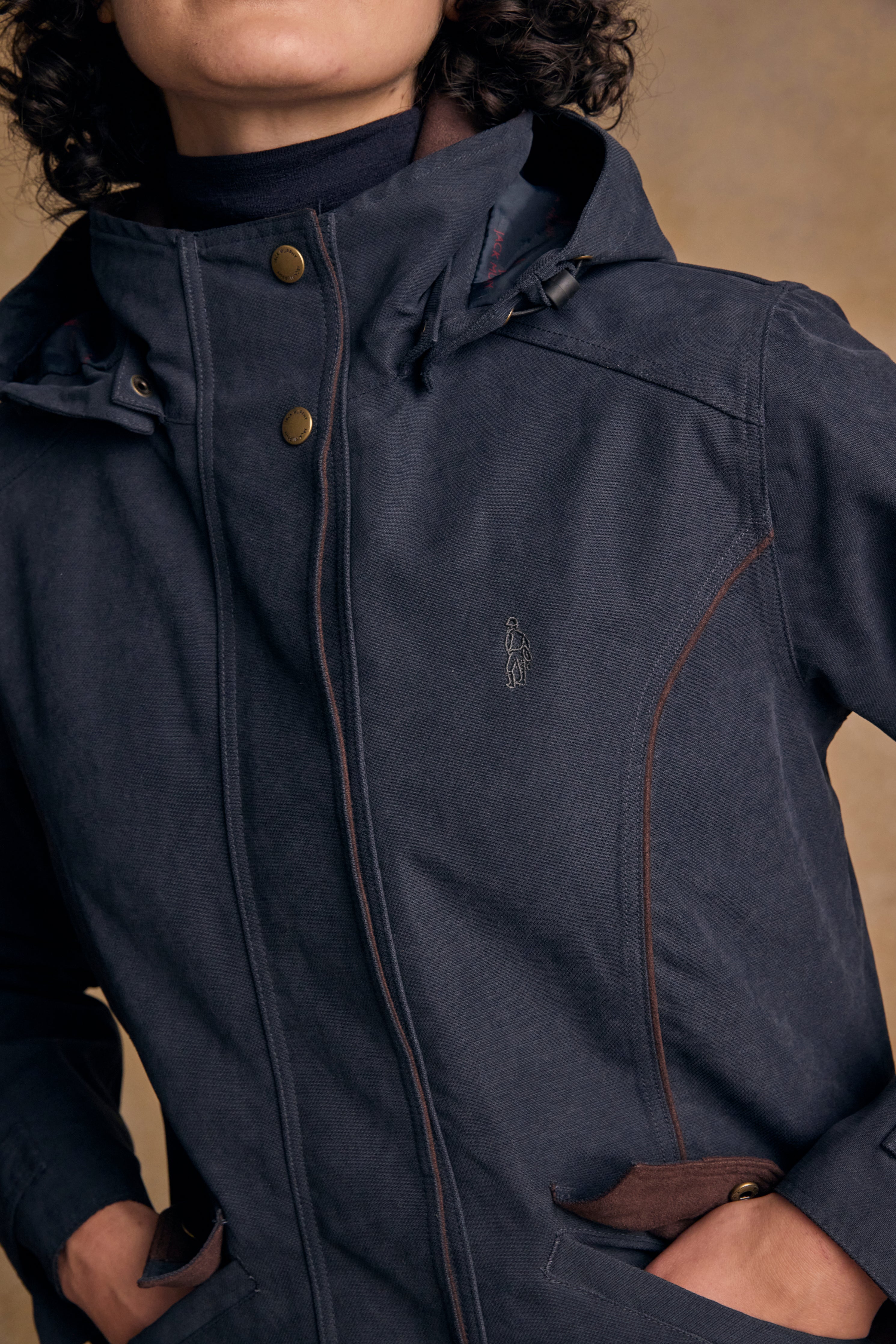 Erin Waterproof Coat - Navy